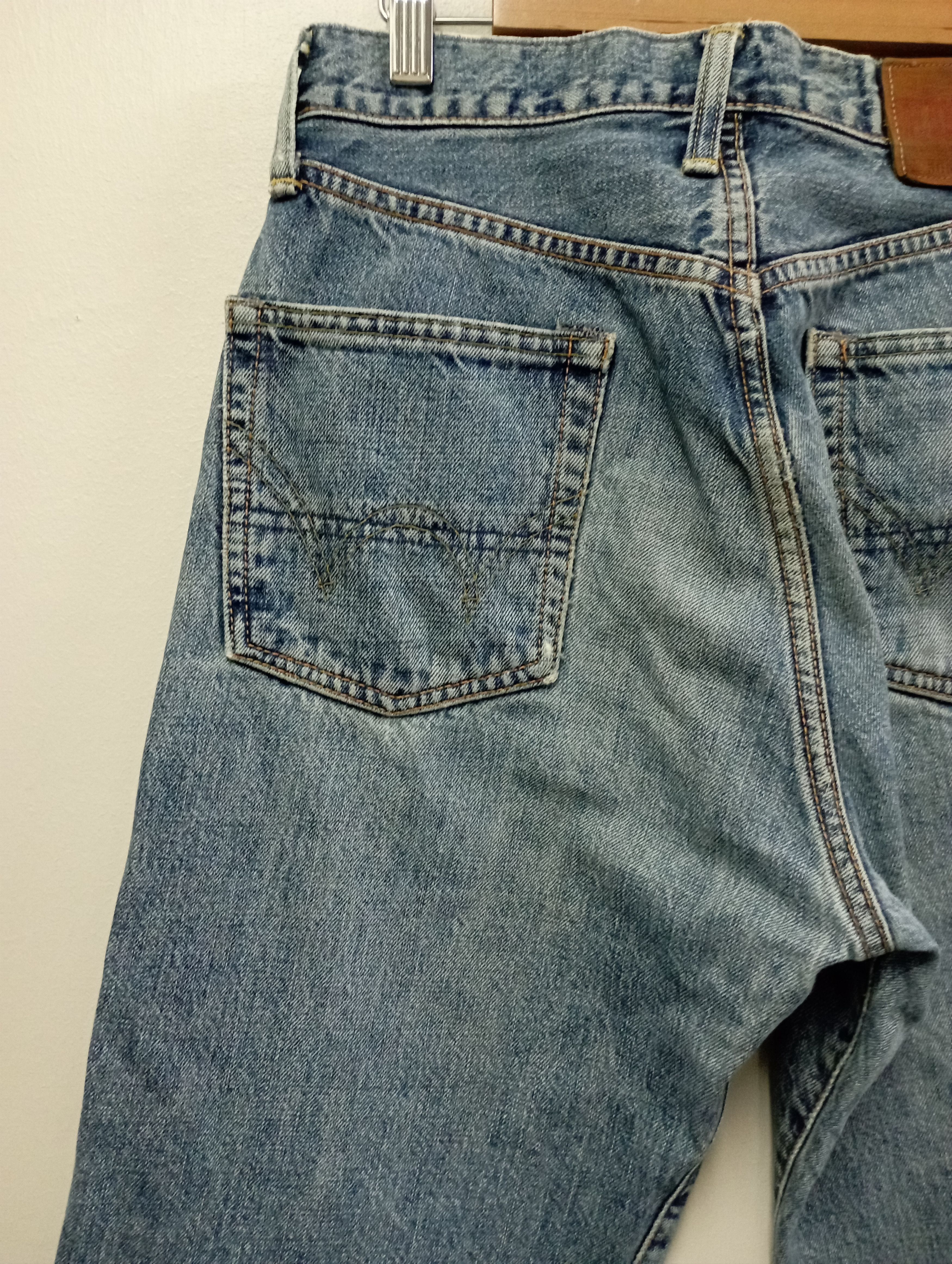 Sugar Cane Vintage Selvedge Redline 505X Edwin Distressed Denim Size US 28 / EU 44 - 14 Thumbnail