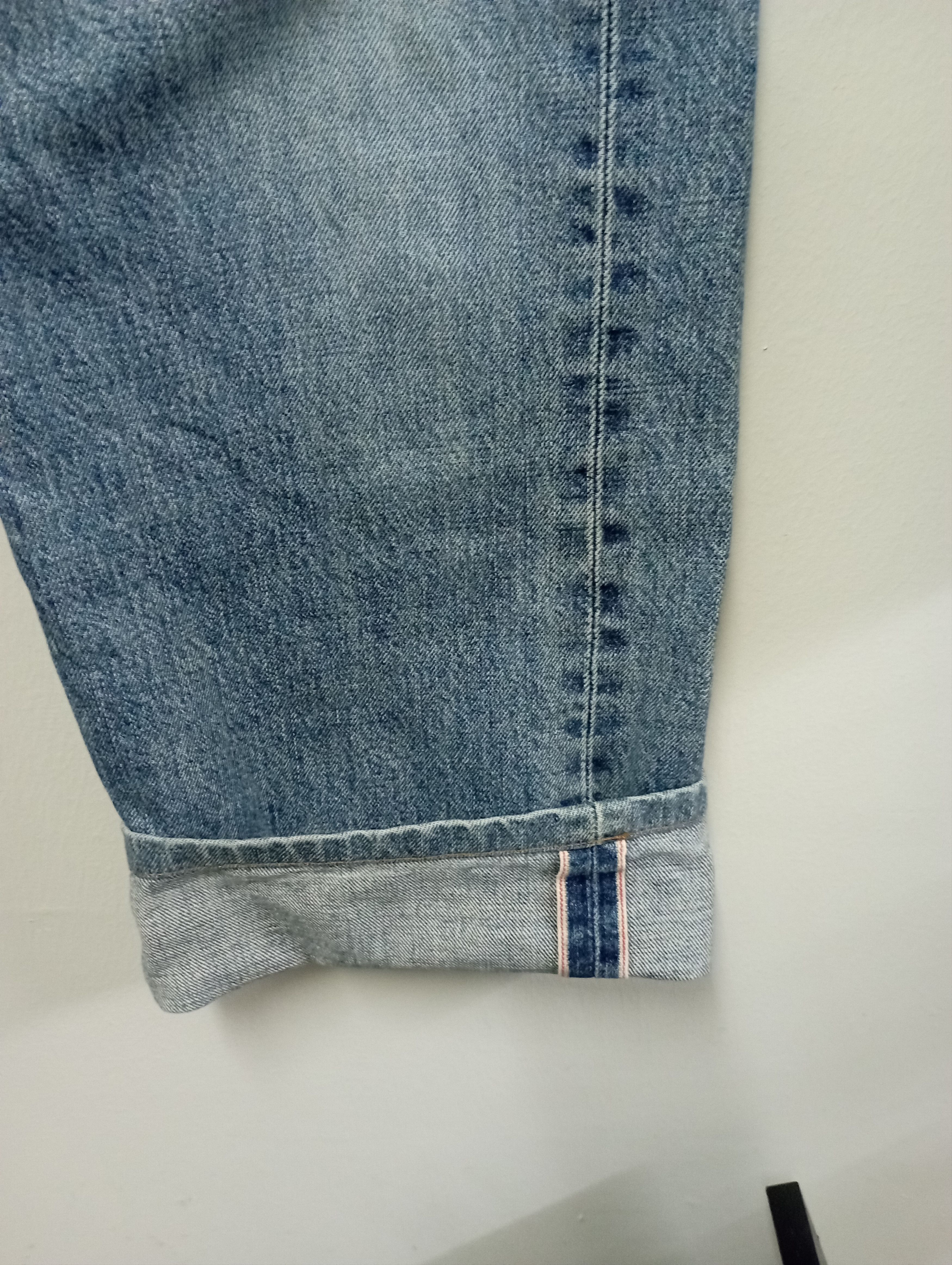 Sugar Cane Vintage Selvedge Redline 505X Edwin Distressed Denim Size US 28 / EU 44 - 19 Thumbnail