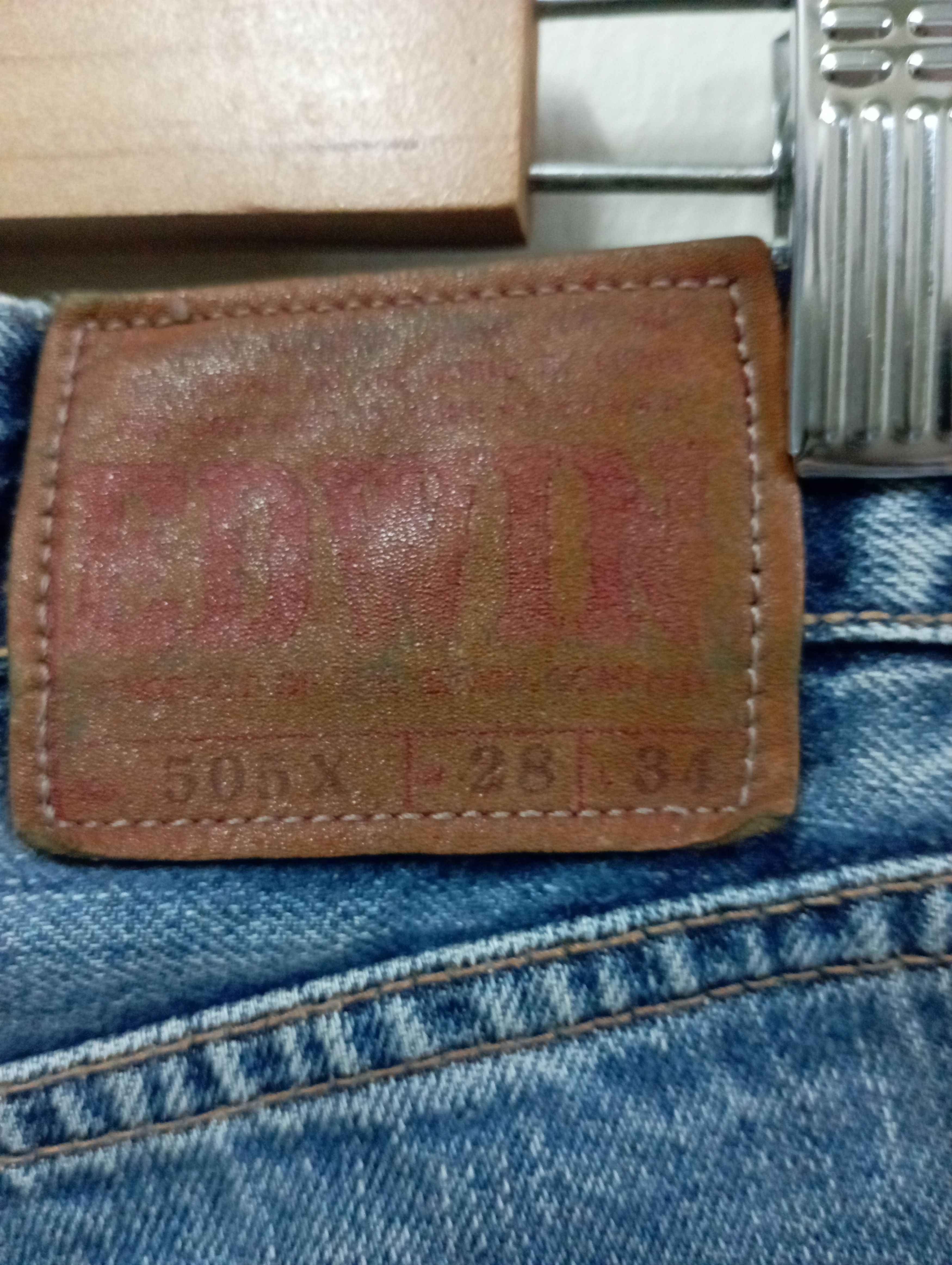 Sugar Cane Vintage Selvedge Redline 505X Edwin Distressed Denim Size US 28 / EU 44 - 18 Thumbnail