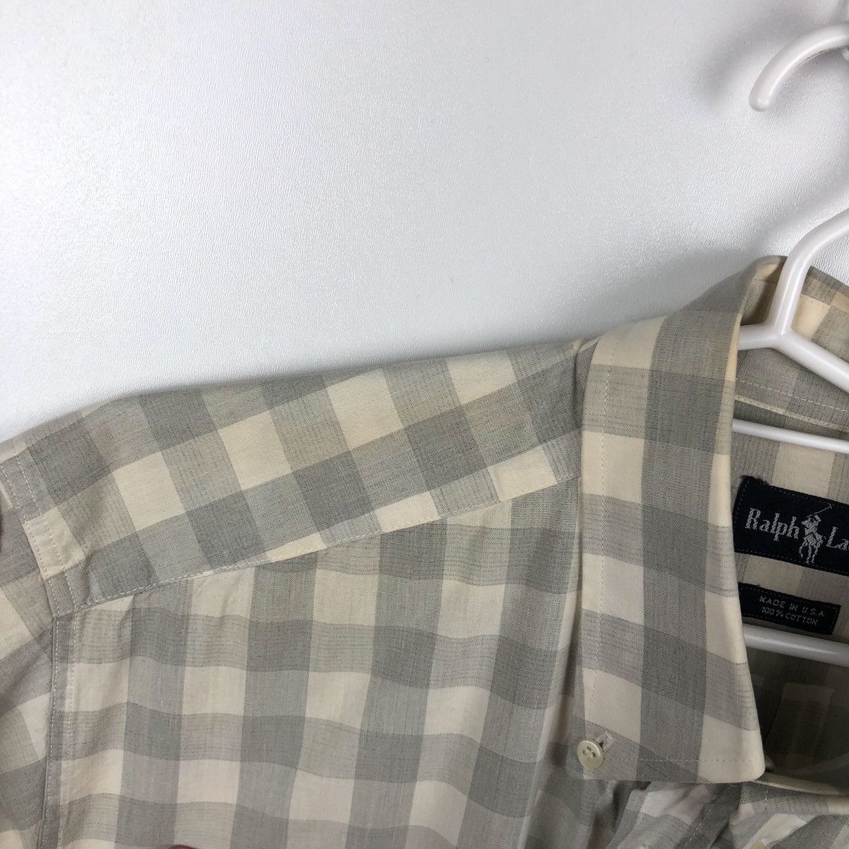 Polo Ralph Lauren × Vintage Made in USA polo Ralph Lauren short sleeve shirt size Large Size US L / EU 52-54 / 3 - 7 Thumbnail