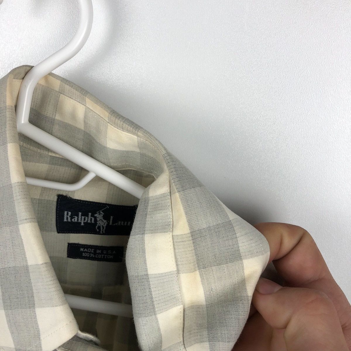 Polo Ralph Lauren × Vintage Made in USA polo Ralph Lauren short sleeve shirt size Large Size US L / EU 52-54 / 3 - 4 Thumbnail