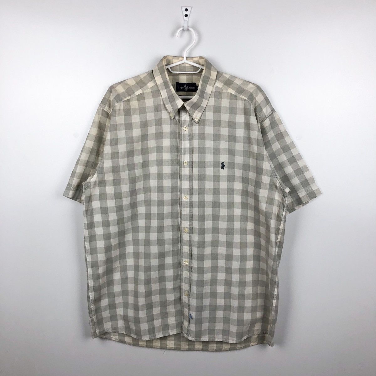 Polo Ralph Lauren × Vintage Made in USA polo Ralph Lauren short sleeve shirt size Large Size US L / EU 52-54 / 3 - 1 Thumbnail