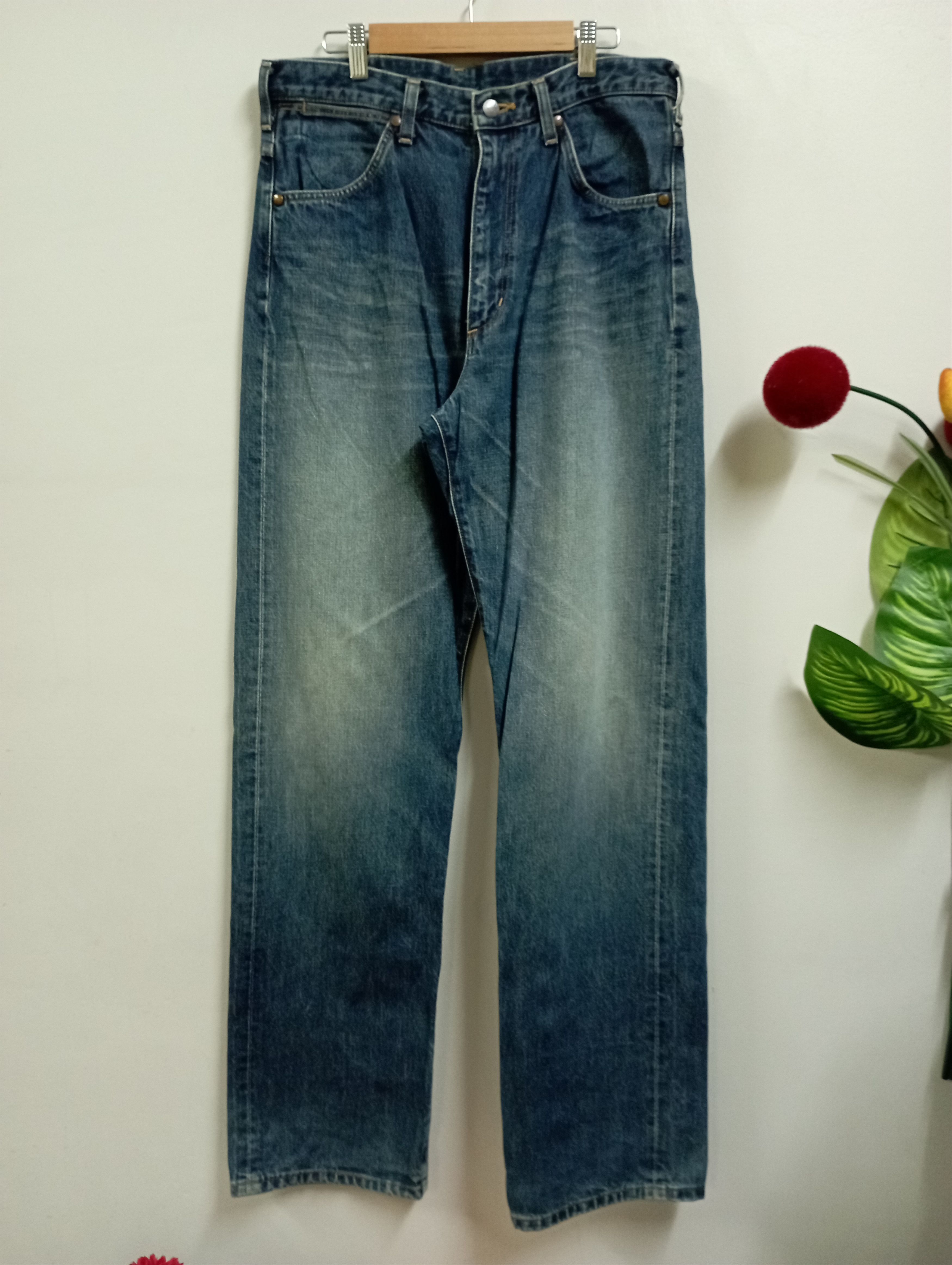 image of Jean x Vintage Selvedge Redline Vintage Japan Wrangler Blue Bell, Men's (Size 33)