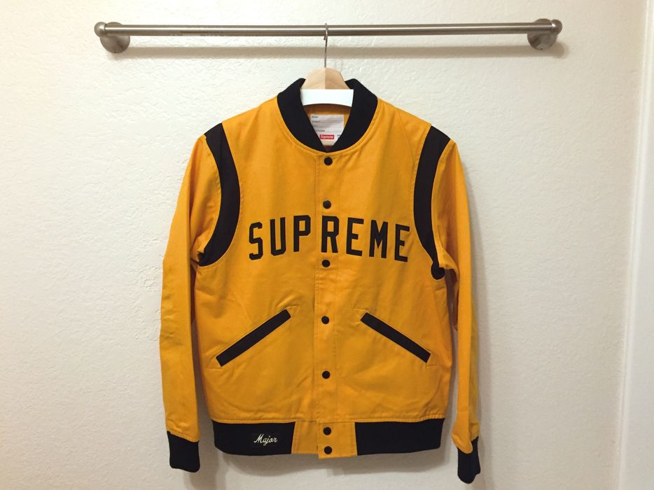 Supreme Supreme Major Varsity Jacket Grailed