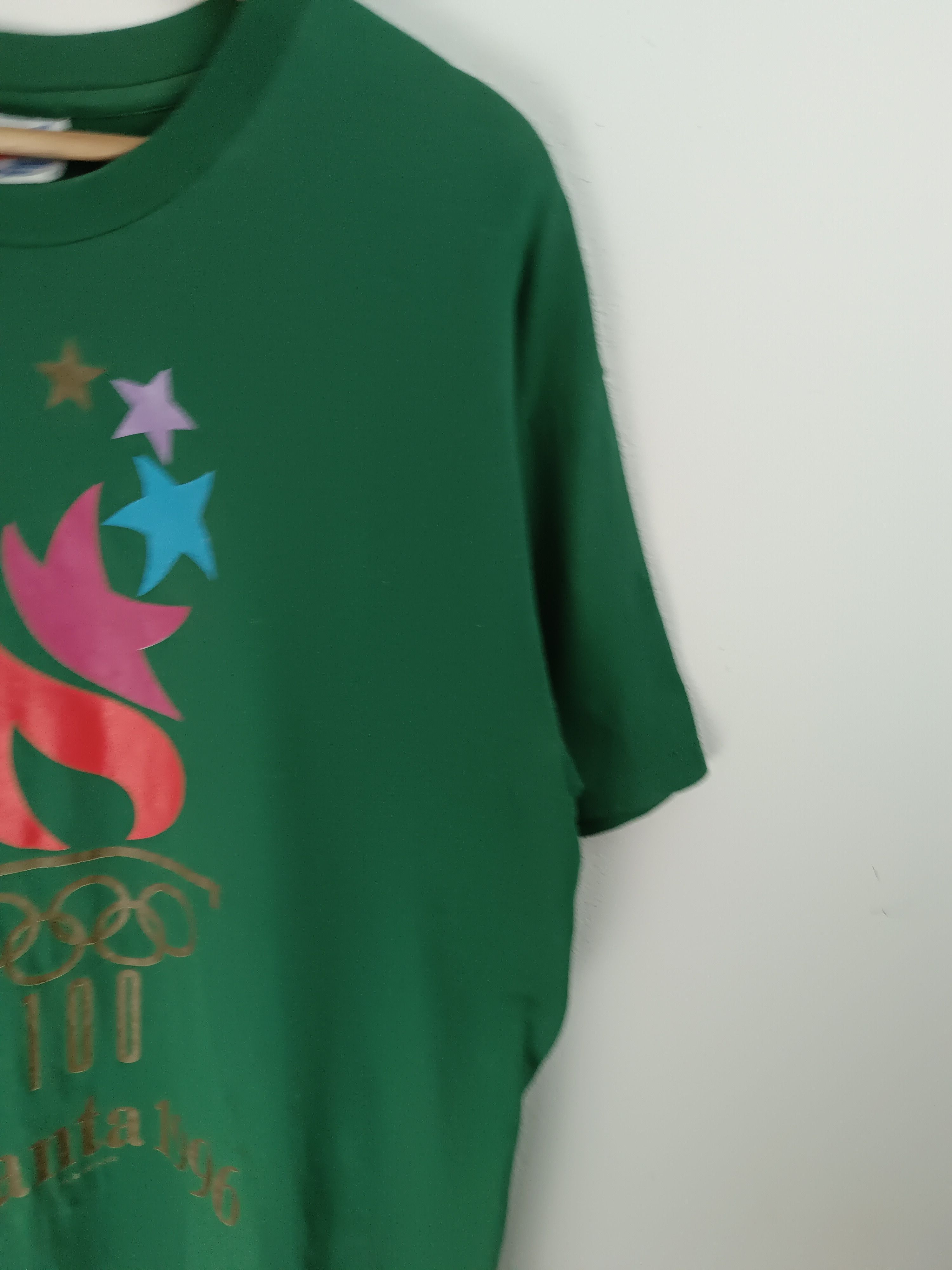 USA Olympics VINTAGE '96 ATLANTA OLYMPICS SPORTS FIFA NBA WORLD CUP TEE Size US L / EU 52-54 / 3 - 8 Thumbnail