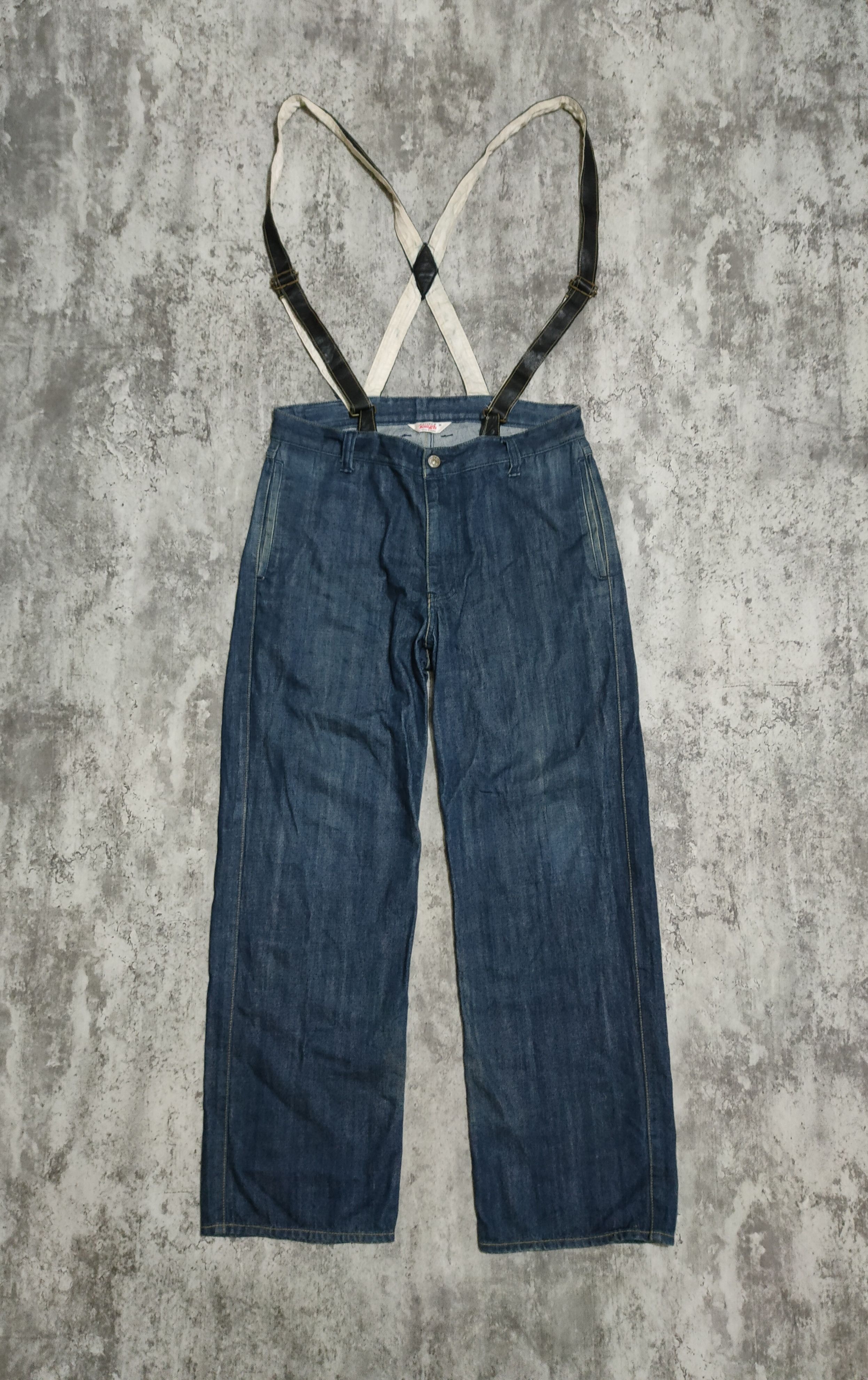 Hysteric Glamour × If Six Was Nine × Japanese Brand Rare 🔥 Japanese Brand Tough Suspender Jeans Size US 34 / EU 50 - 1 Thumbnail