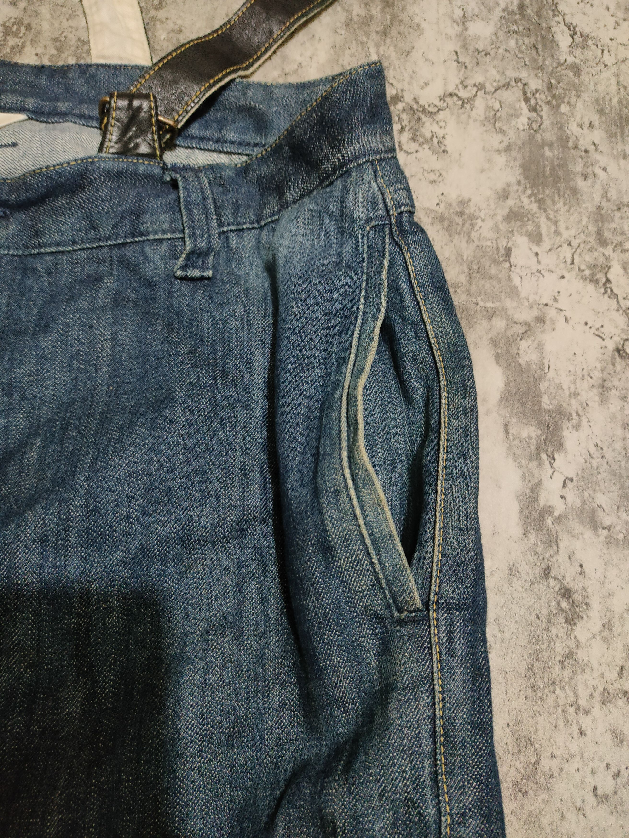 Hysteric Glamour × If Six Was Nine × Japanese Brand Rare 🔥 Japanese Brand Tough Suspender Jeans Size US 34 / EU 50 - 7 Thumbnail