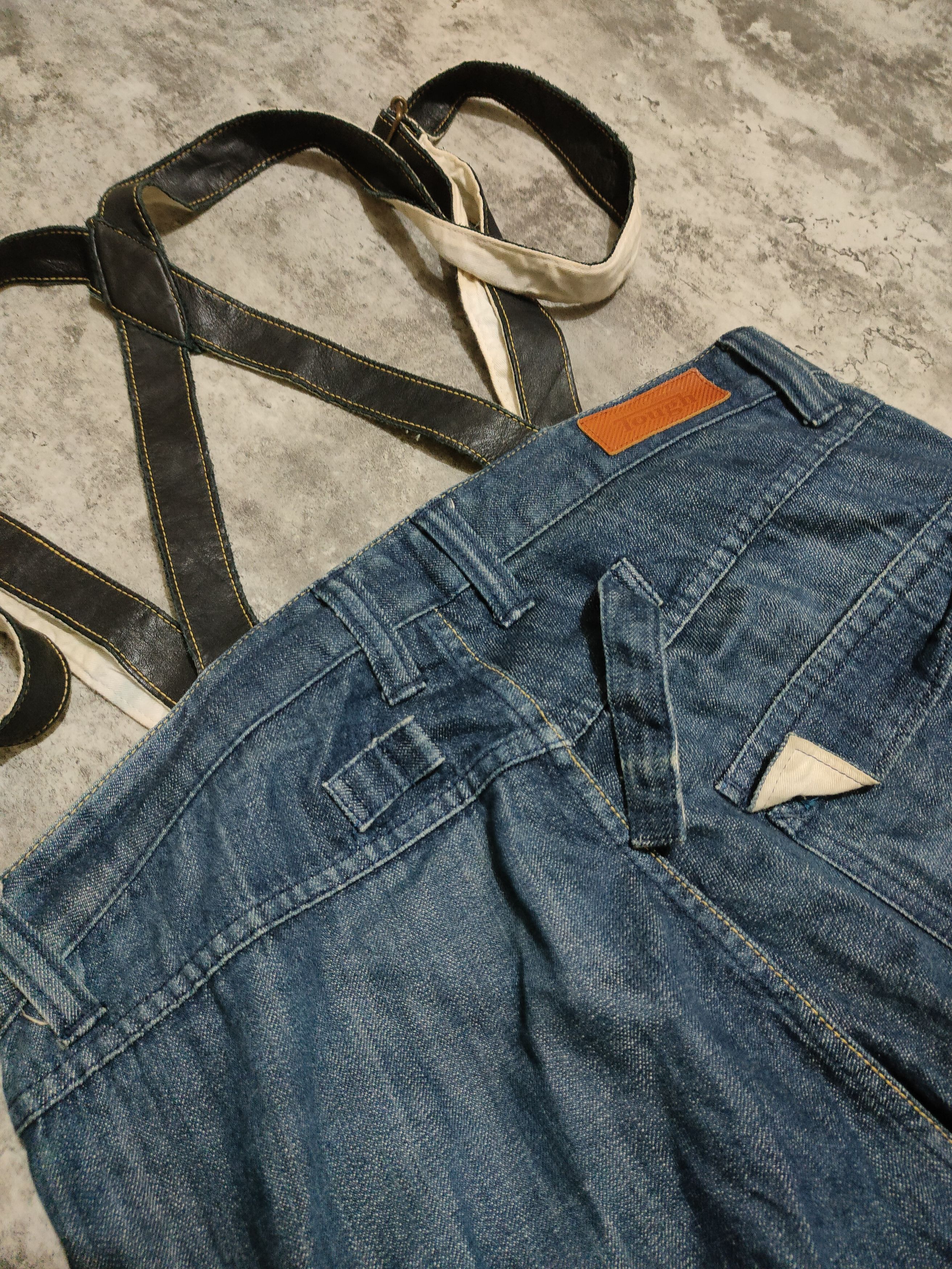 Hysteric Glamour × If Six Was Nine × Japanese Brand Rare 🔥 Japanese Brand Tough Suspender Jeans Size US 34 / EU 50 - 9 Thumbnail