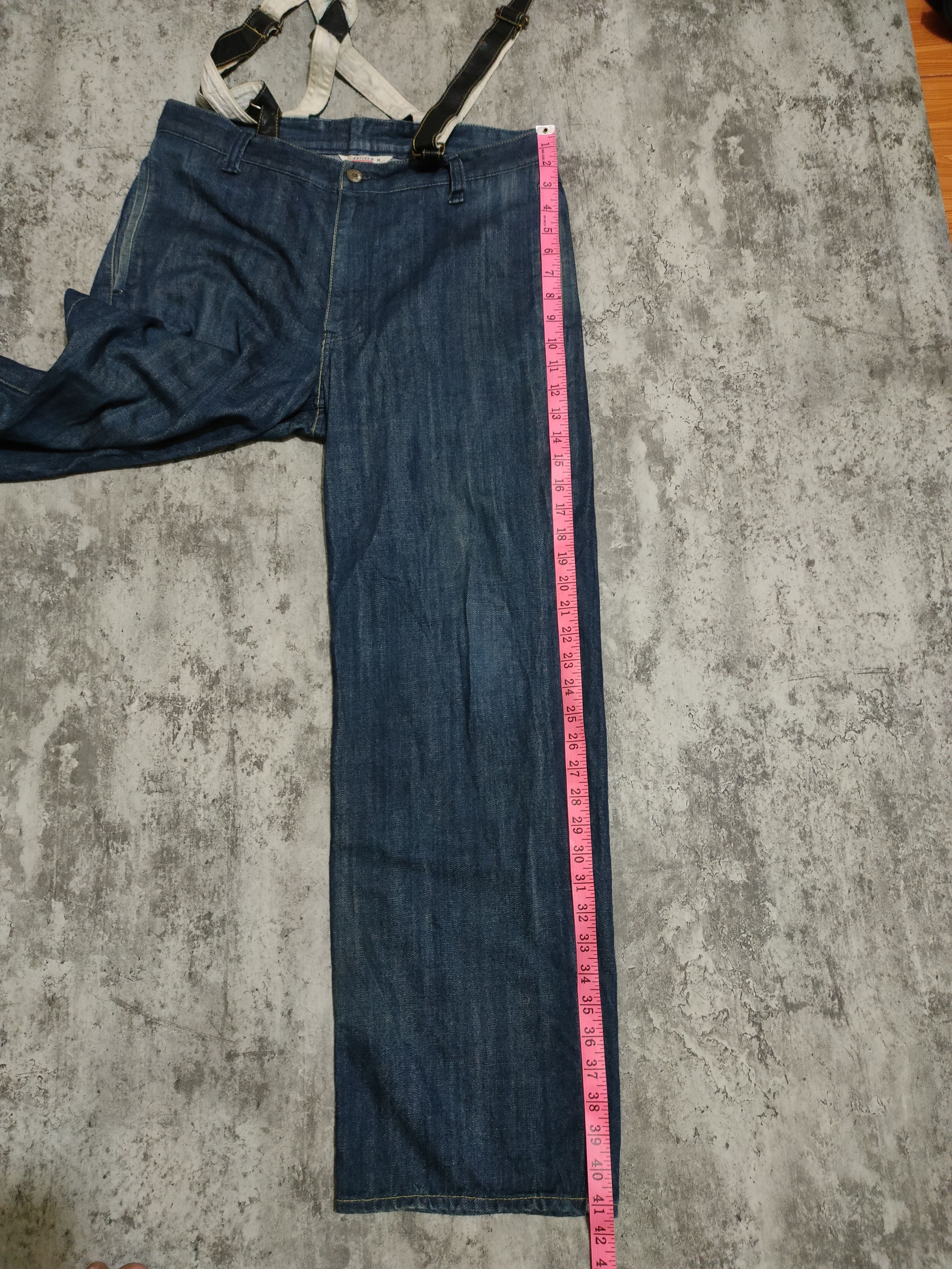 Hysteric Glamour × If Six Was Nine × Japanese Brand Rare 🔥 Japanese Brand Tough Suspender Jeans Size US 34 / EU 50 - 20 Thumbnail