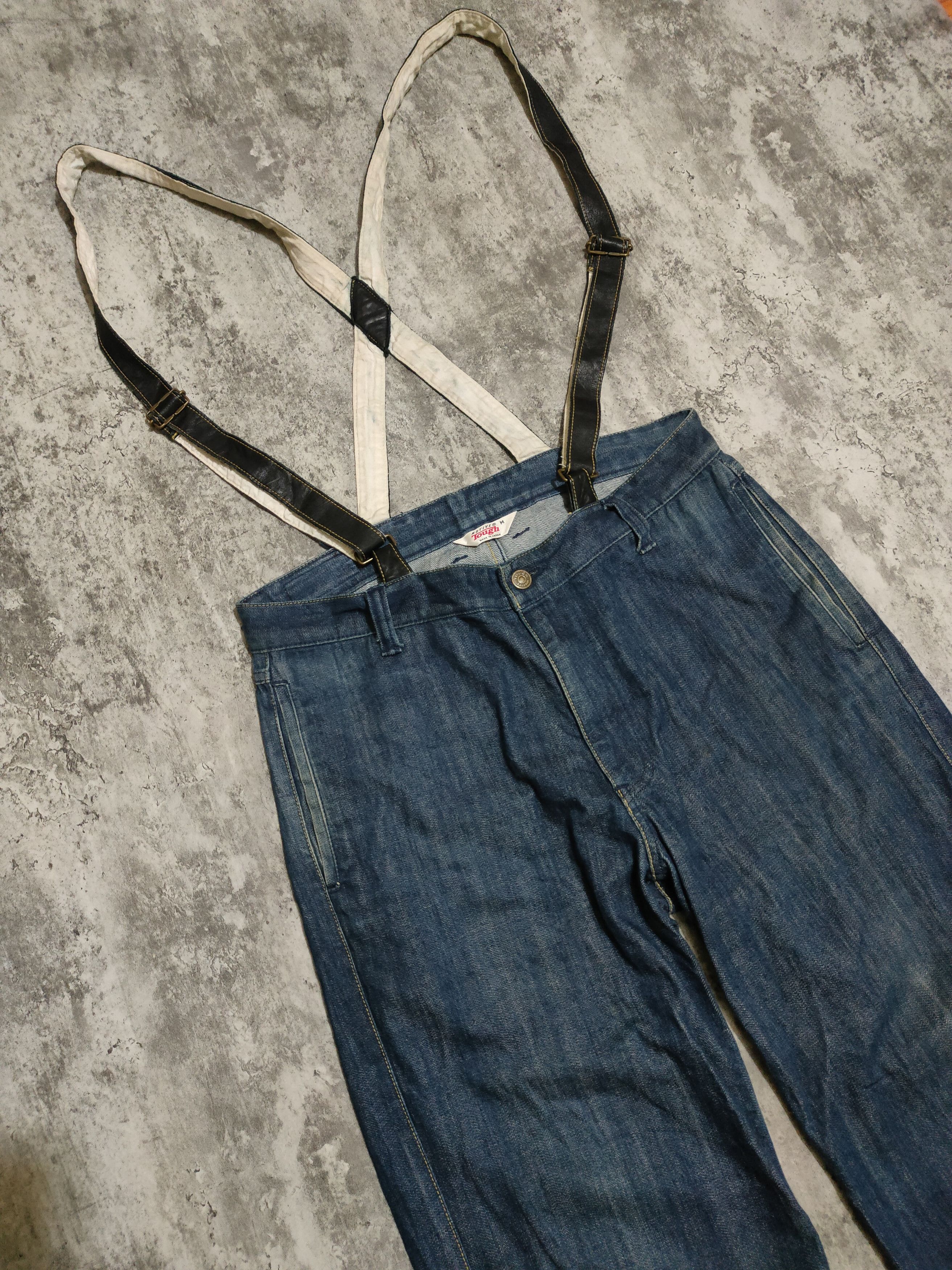 Hysteric Glamour × If Six Was Nine × Japanese Brand Rare 🔥 Japanese Brand Tough Suspender Jeans Size US 34 / EU 50 - 4 Thumbnail