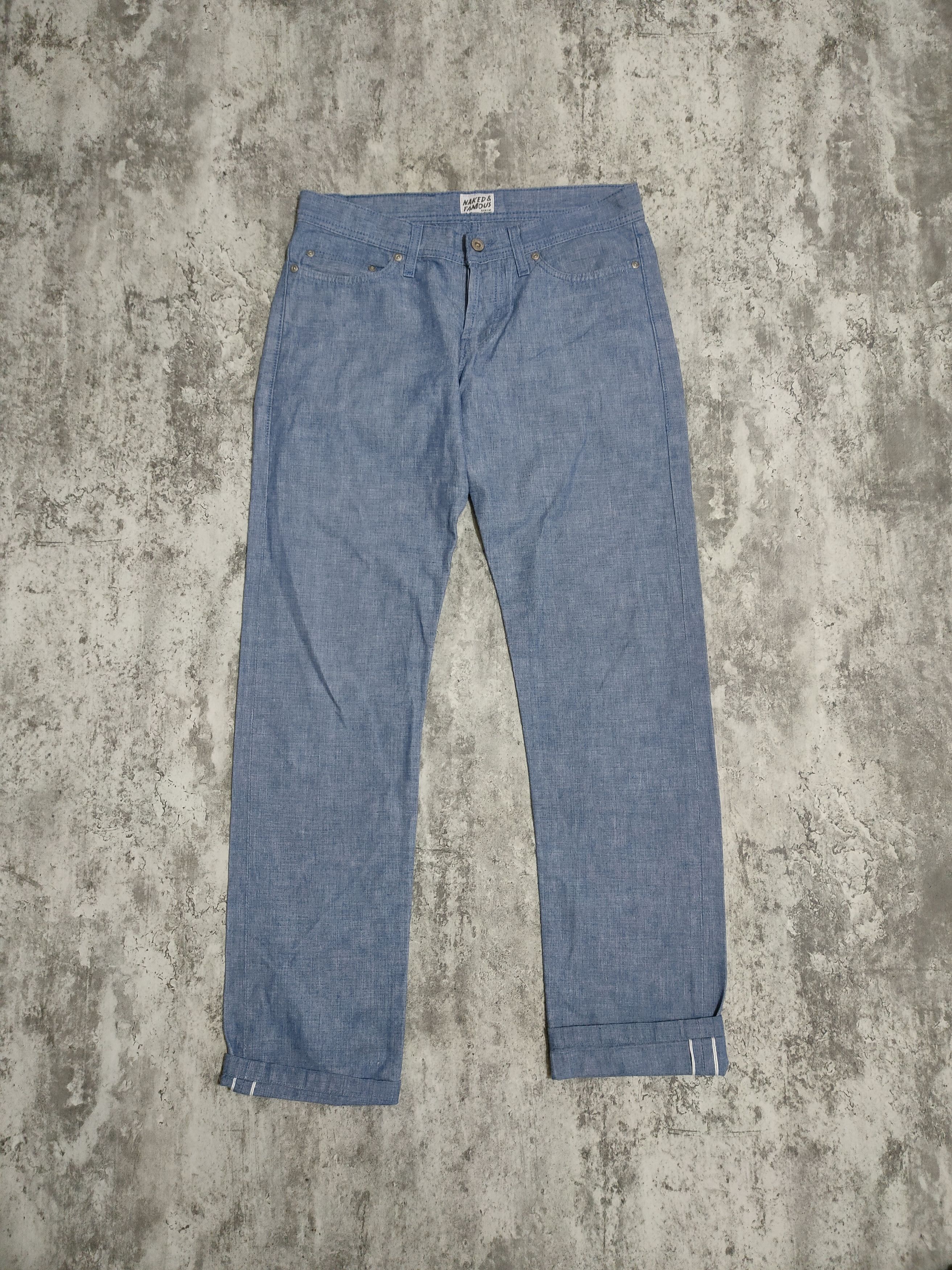 Naked & Famous Naked & Famous Selvedge Chambray denim Size US 31 - 1 Thumbnail