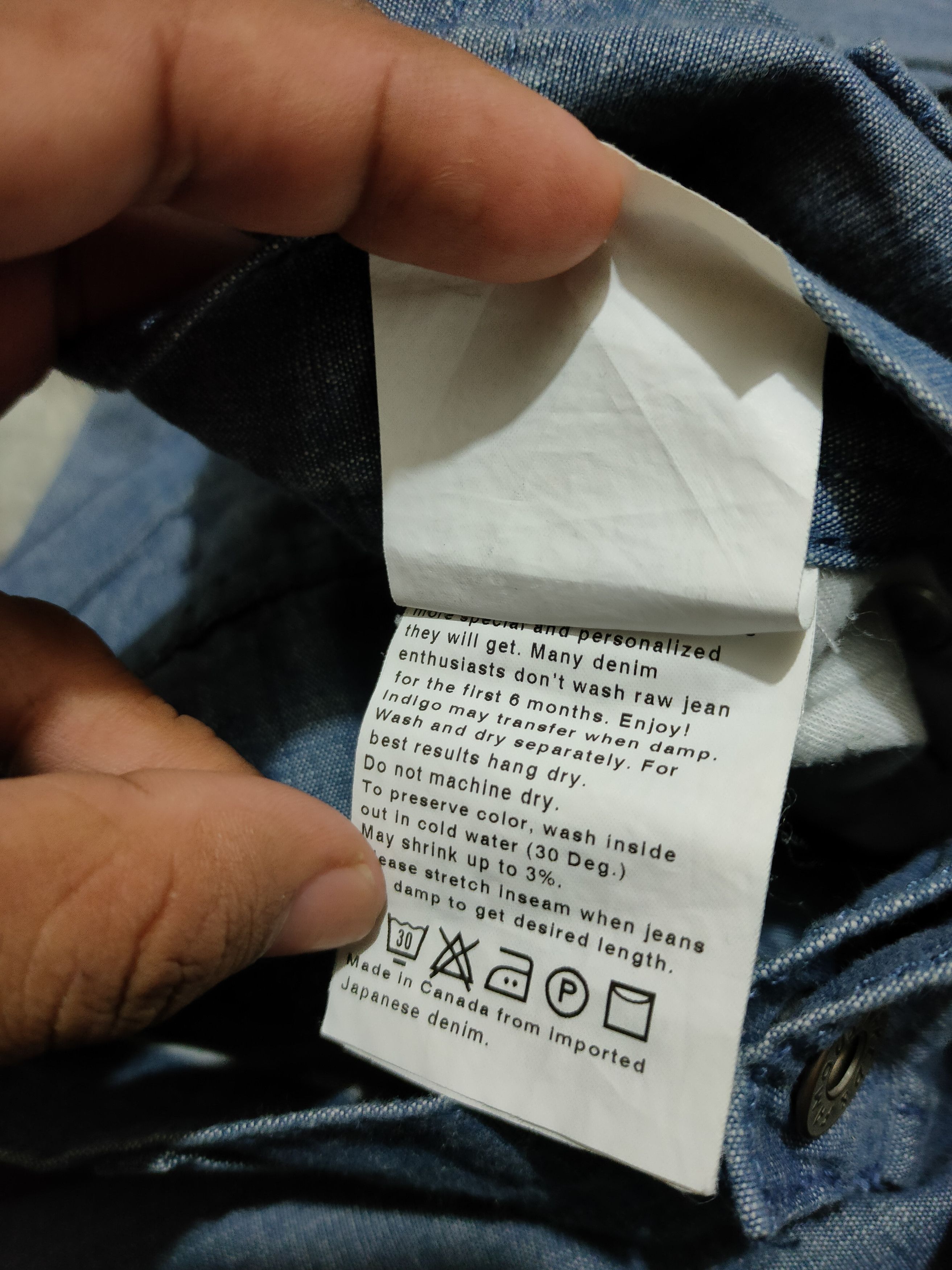 Naked & Famous Naked & Famous Selvedge Chambray denim Size US 31 - 11 Thumbnail