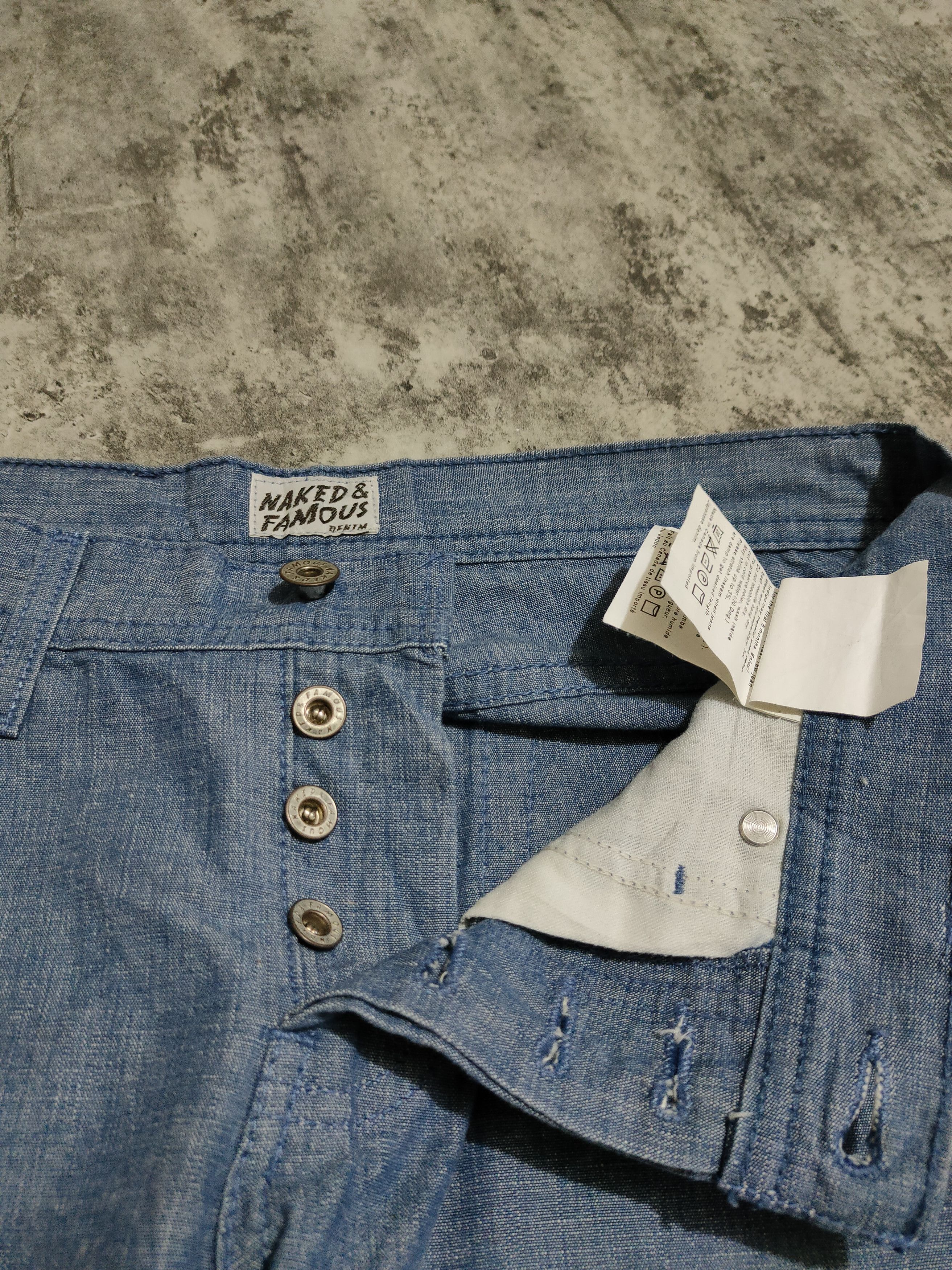 Naked & Famous Naked & Famous Selvedge Chambray denim Size US 31 - 15 Thumbnail