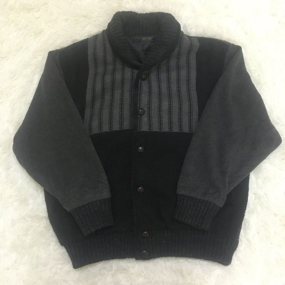 Designer × Valentino Rudolf Valentino Wool Knit Sweater Size US L / EU 52-54 / 3 - 2 Thumbnail