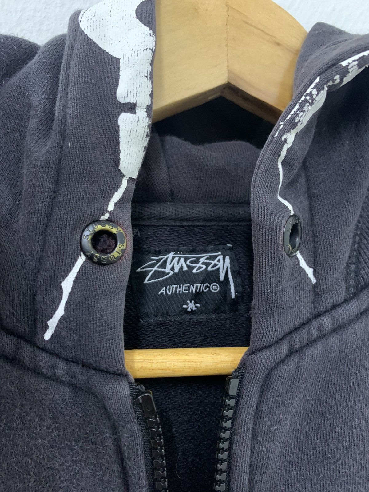 Stussy Stussy Futura Zipper Hoodie Distressed Size US M / EU 48-50 / 2 - 5 Thumbnail