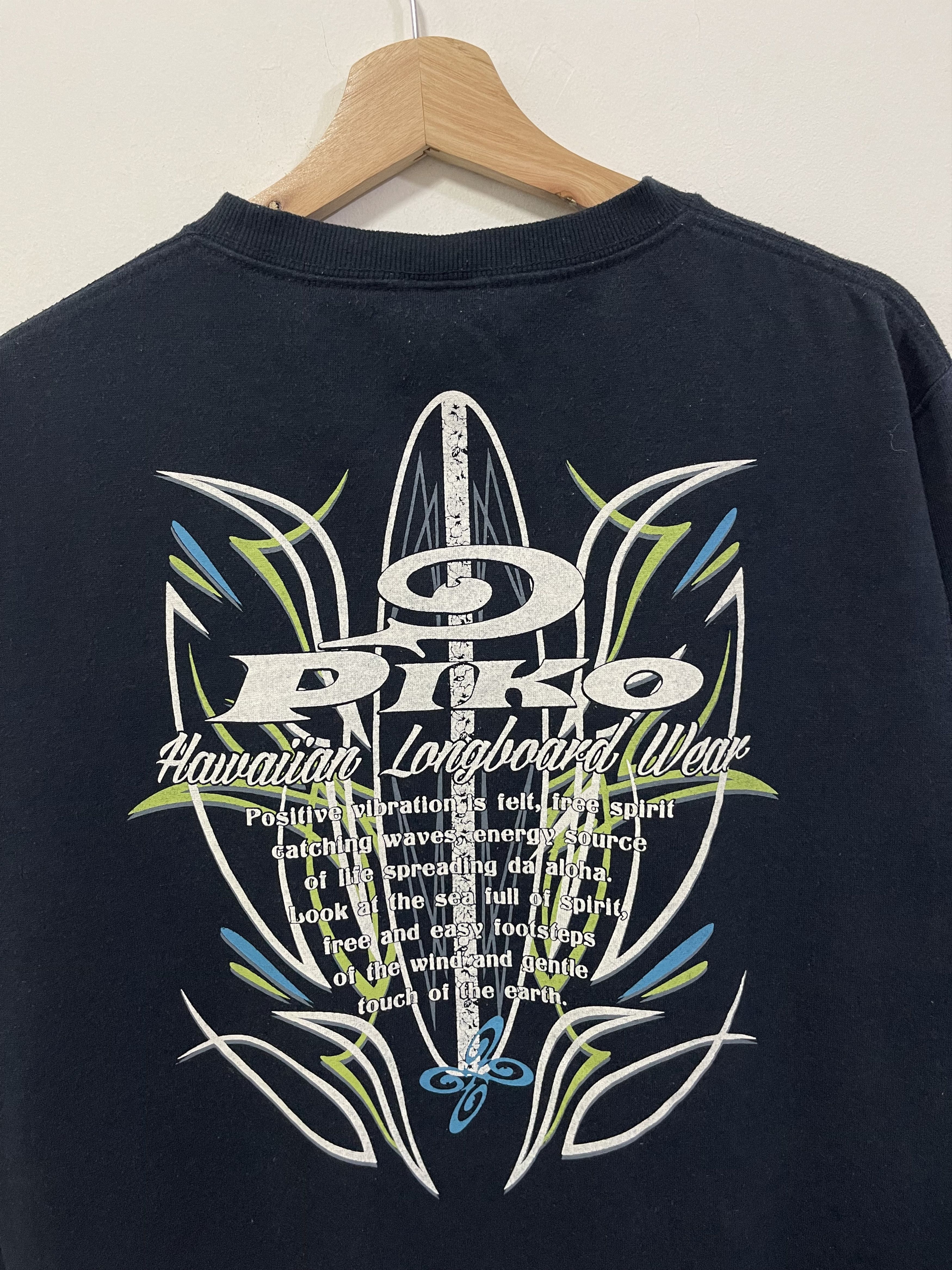 Japanese Brand × Vintage Vintage Piko Hawaiian Longboard Wear Big Logo Sweatshirt Size US S / EU 44-46 / 1 - 2 Thumbnail