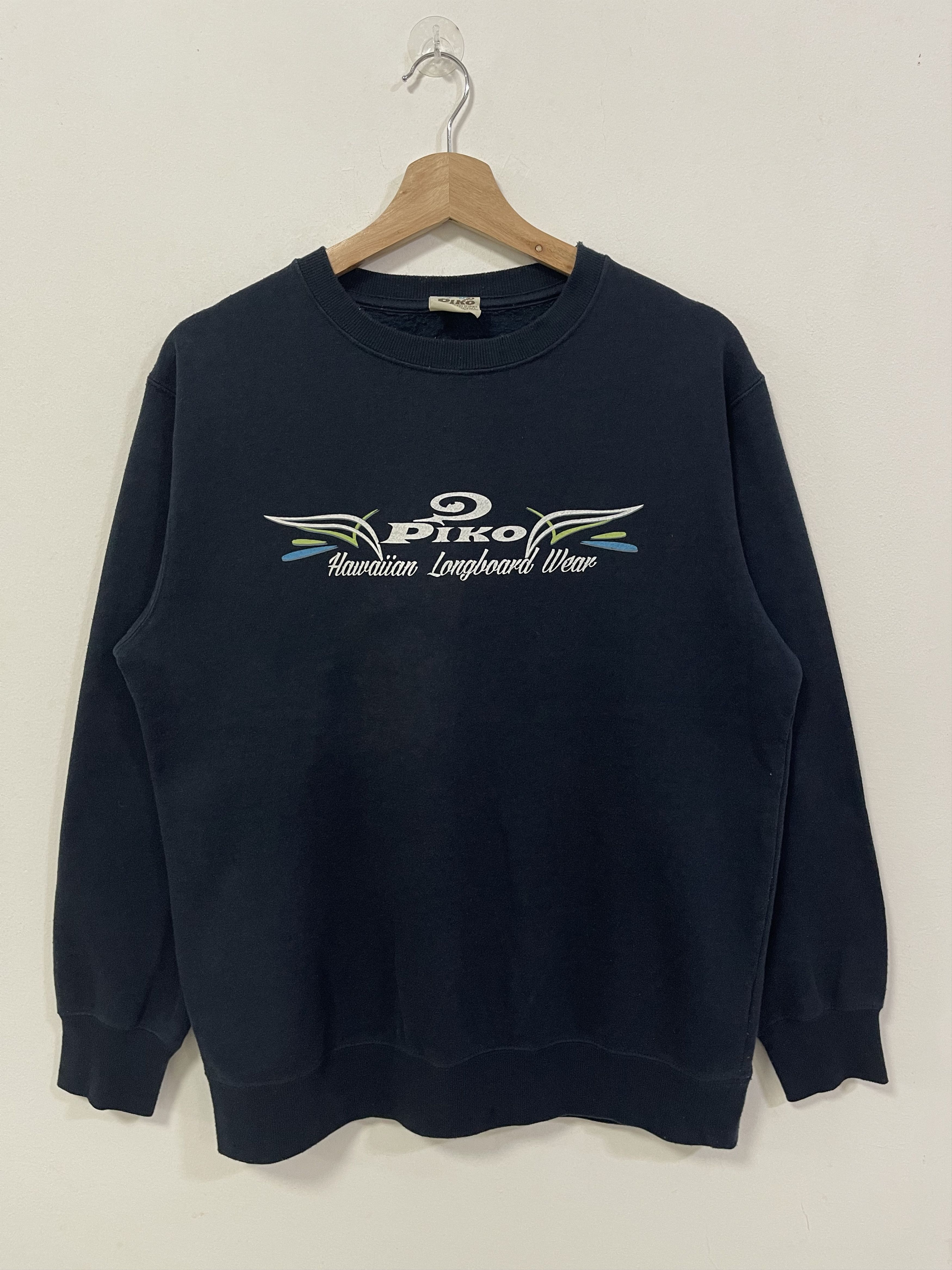 Japanese Brand × Vintage Vintage Piko Hawaiian Longboard Wear Big Logo Sweatshirt Size US S / EU 44-46 / 1 - 9 Thumbnail