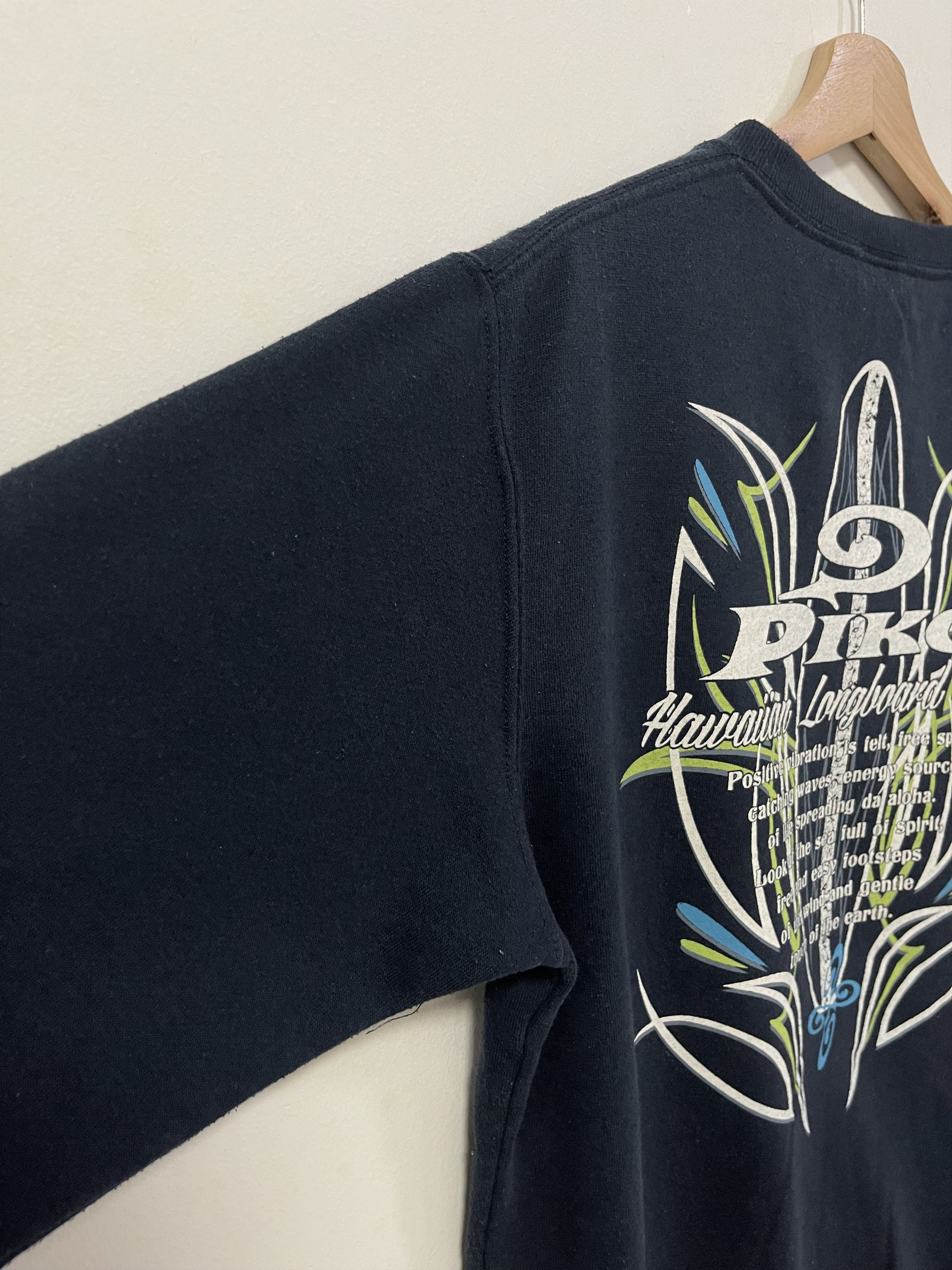 Japanese Brand × Vintage Vintage Piko Hawaiian Longboard Wear Big Logo Sweatshirt Size US S / EU 44-46 / 1 - 8 Thumbnail