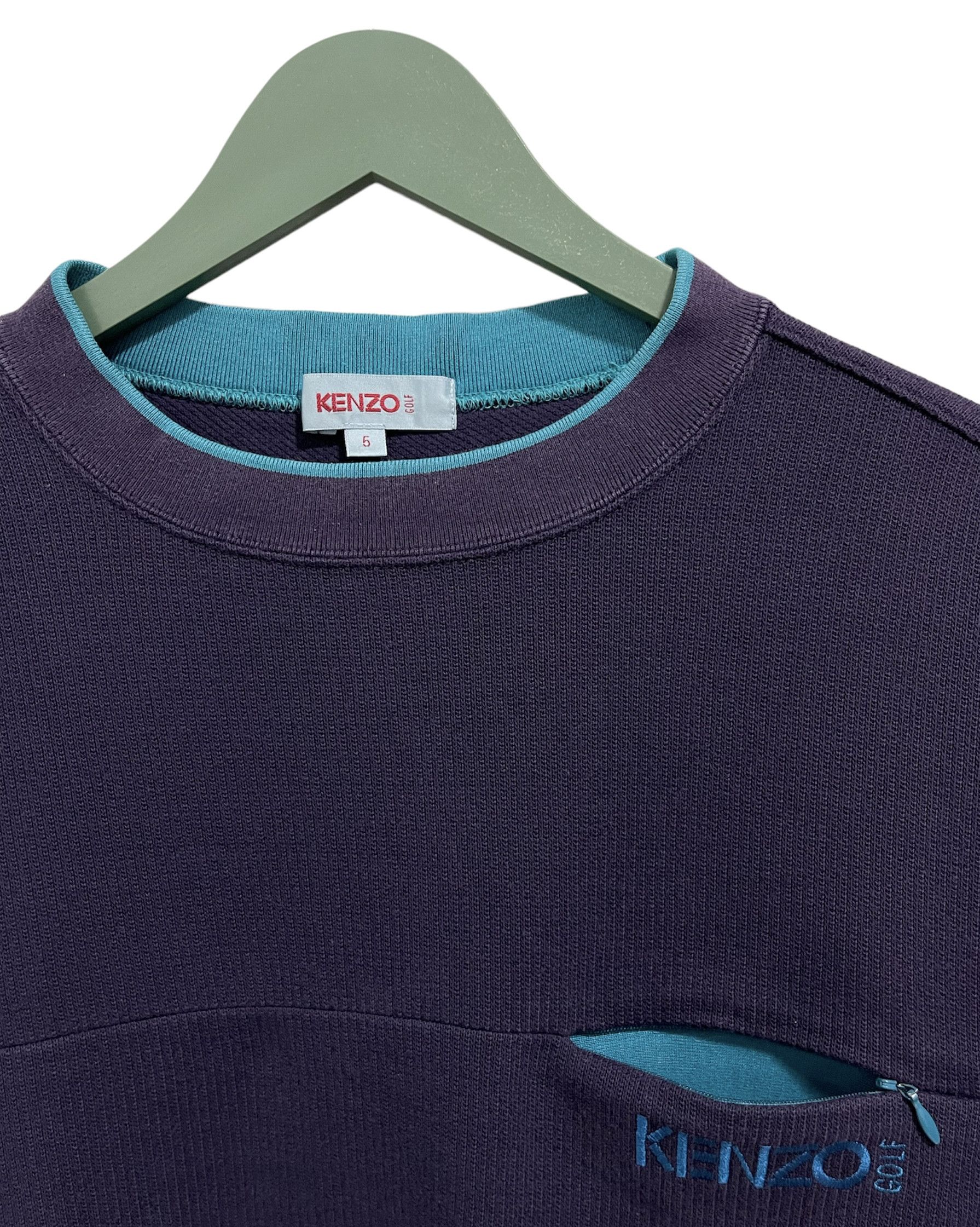 Japanese Brand × Kenzo × Vintage Vintage Kenzo Golf Embroidery Single Pocket Sweatshirt Size US M / EU 48-50 / 2 - 2 Thumbnail
