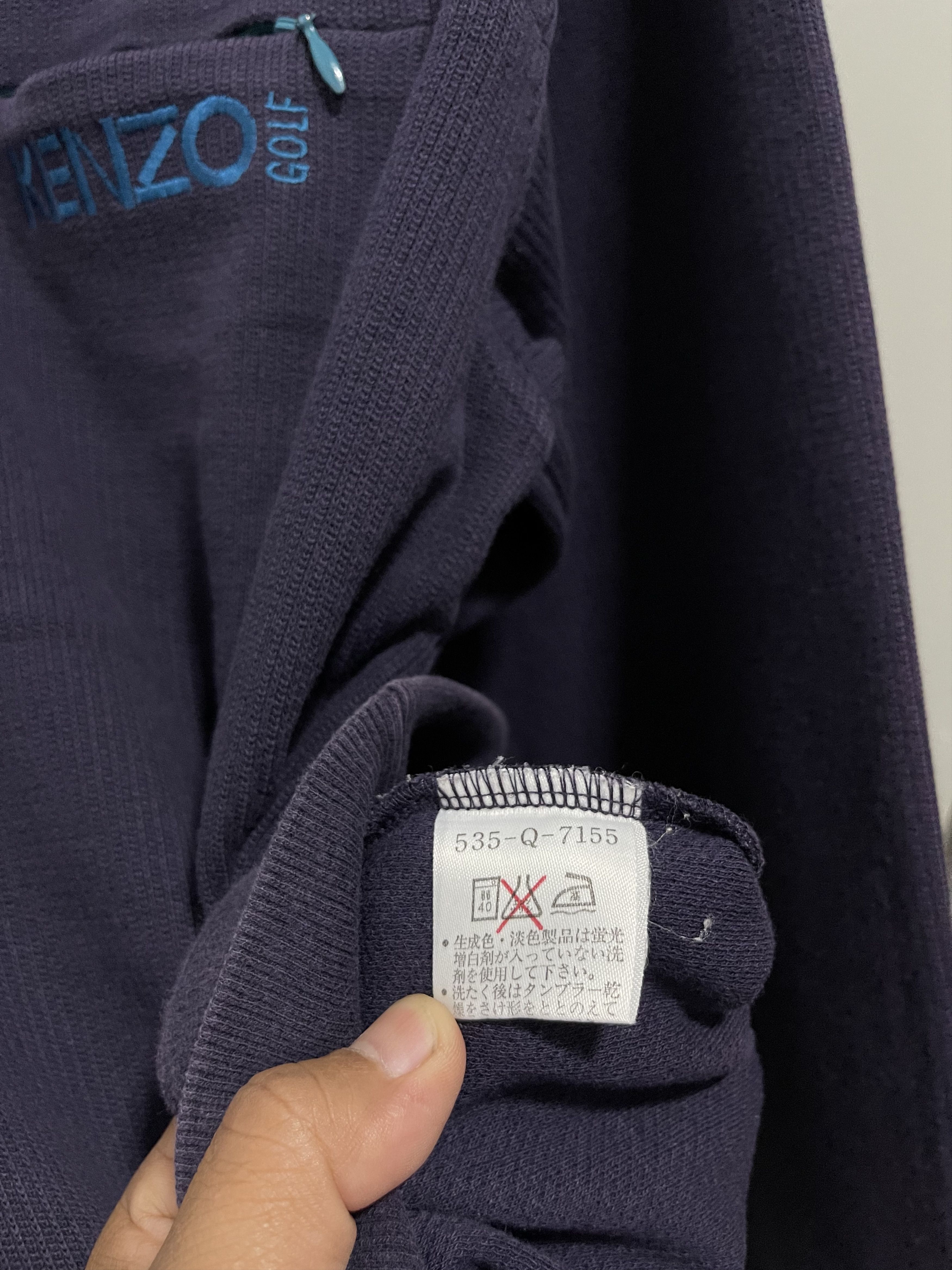 Japanese Brand × Kenzo × Vintage Vintage Kenzo Golf Embroidery Single Pocket Sweatshirt Size US M / EU 48-50 / 2 - 8 Thumbnail