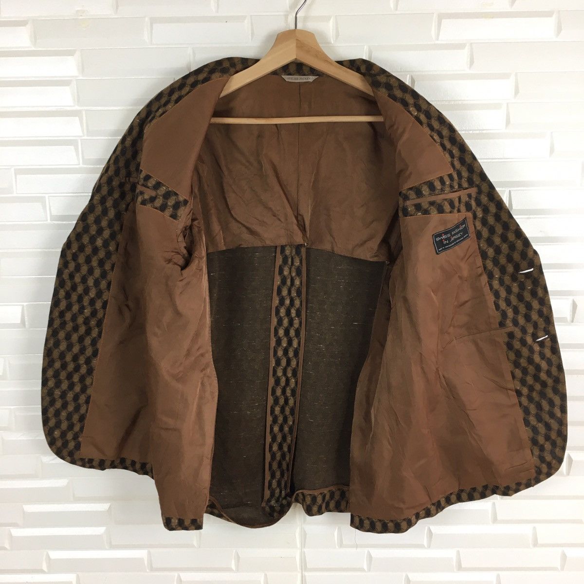 Designer Atelier Jockey Switzerland Blazer Coat Size 46R - 6 Thumbnail