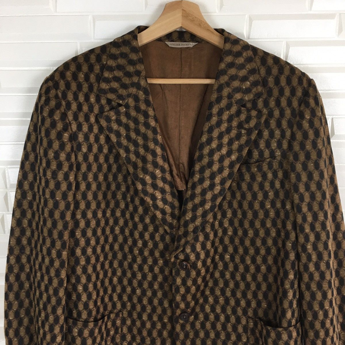 Designer Atelier Jockey Switzerland Blazer Coat Size 46R - 3 Thumbnail