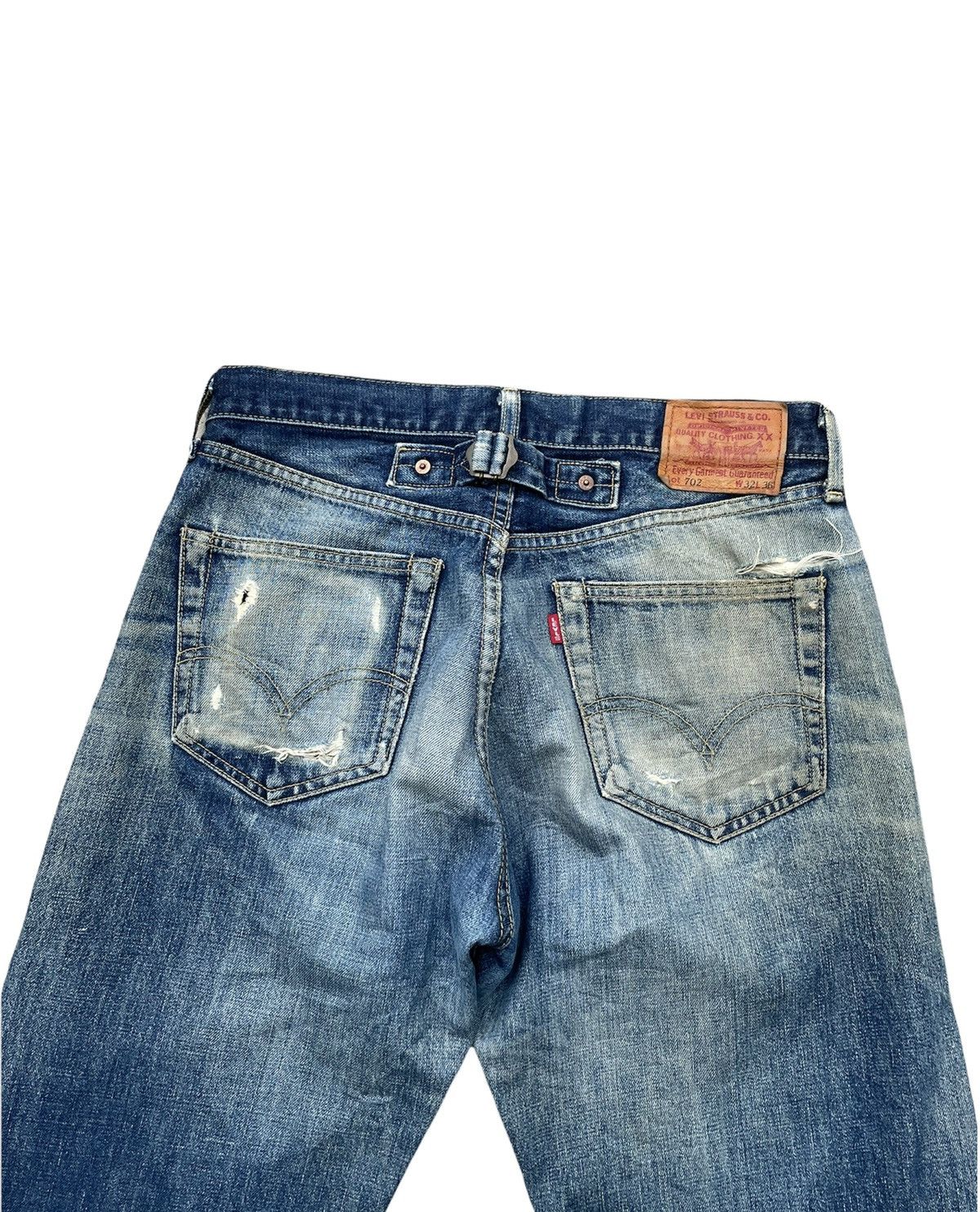 Levi's Vintage Levi’s 98 702XX E 1937 Selvedge Aging Distressed Size US 32 / EU 48 - 14 Thumbnail