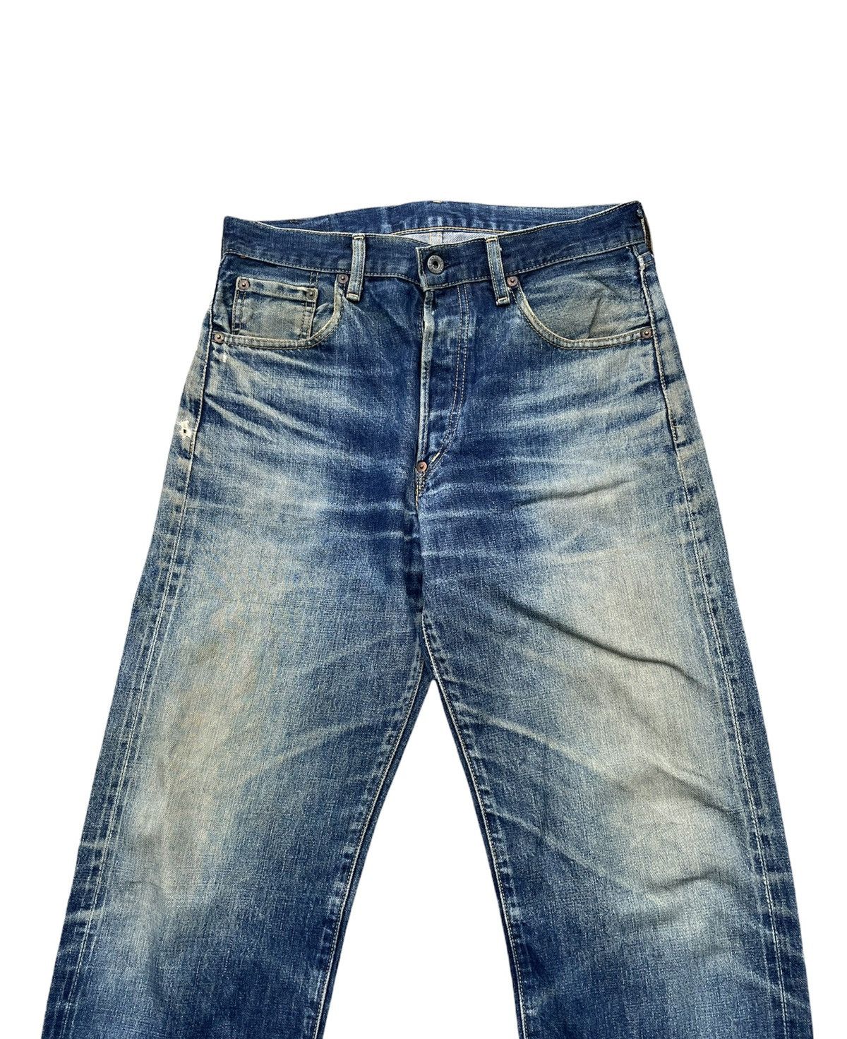 Levi's Vintage Levi’s 98 702XX E 1937 Selvedge Aging Distressed Size US 32 / EU 48 - 11 Thumbnail