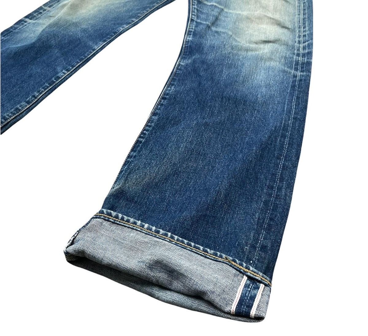 Levi's Vintage Levi’s 98 702XX E 1937 Selvedge Aging Distressed Size US 32 / EU 48 - 2 Thumbnail