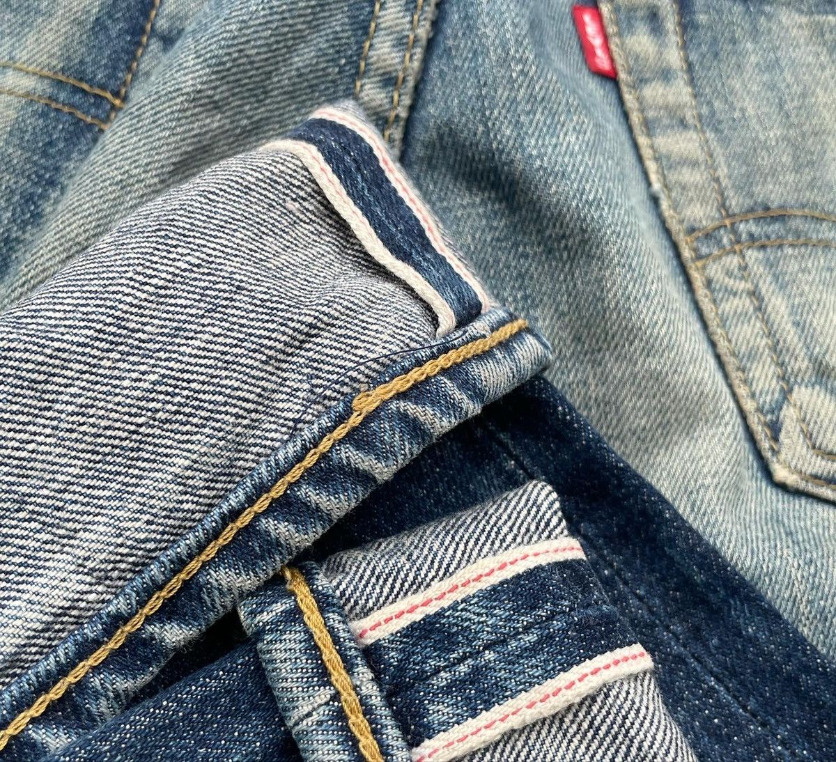 Levi's Vintage Levi’s 98 702XX E 1937 Selvedge Aging Distressed Size US 32 / EU 48 - 10 Thumbnail