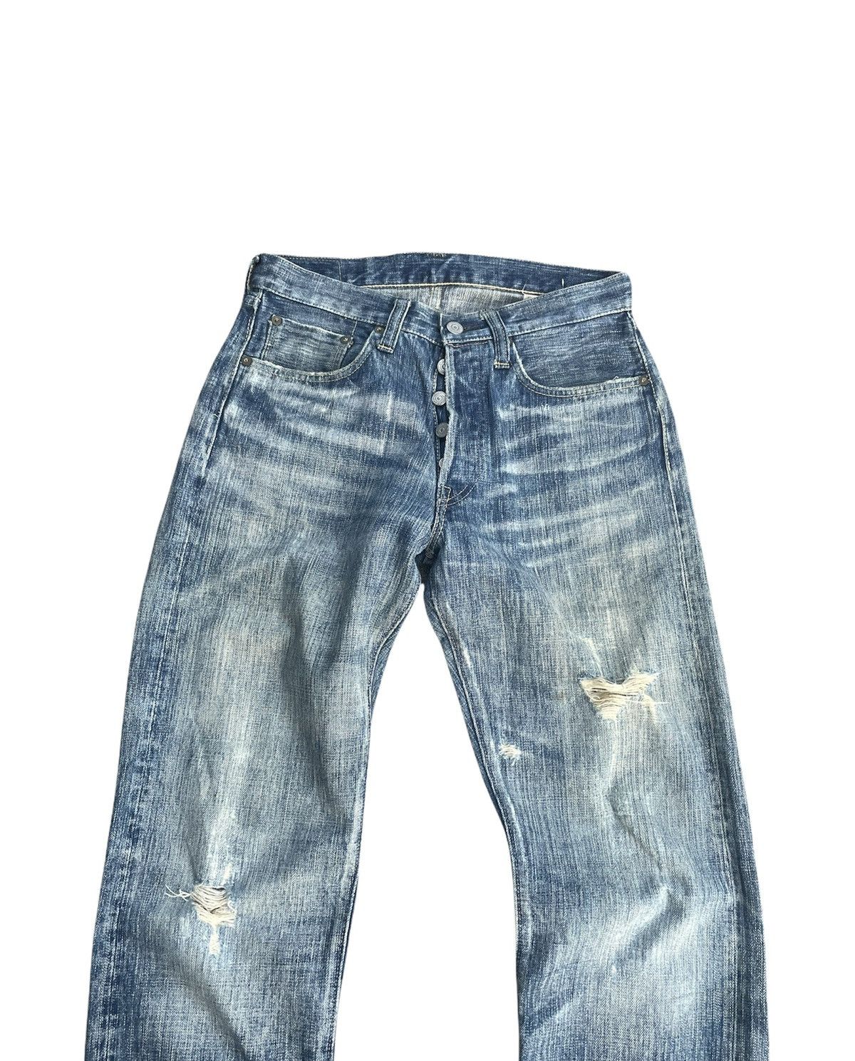 Vintage Vintage & Distressed Sugar Cane Selvedge Denim Size US 30 / EU 46 - 3 Thumbnail