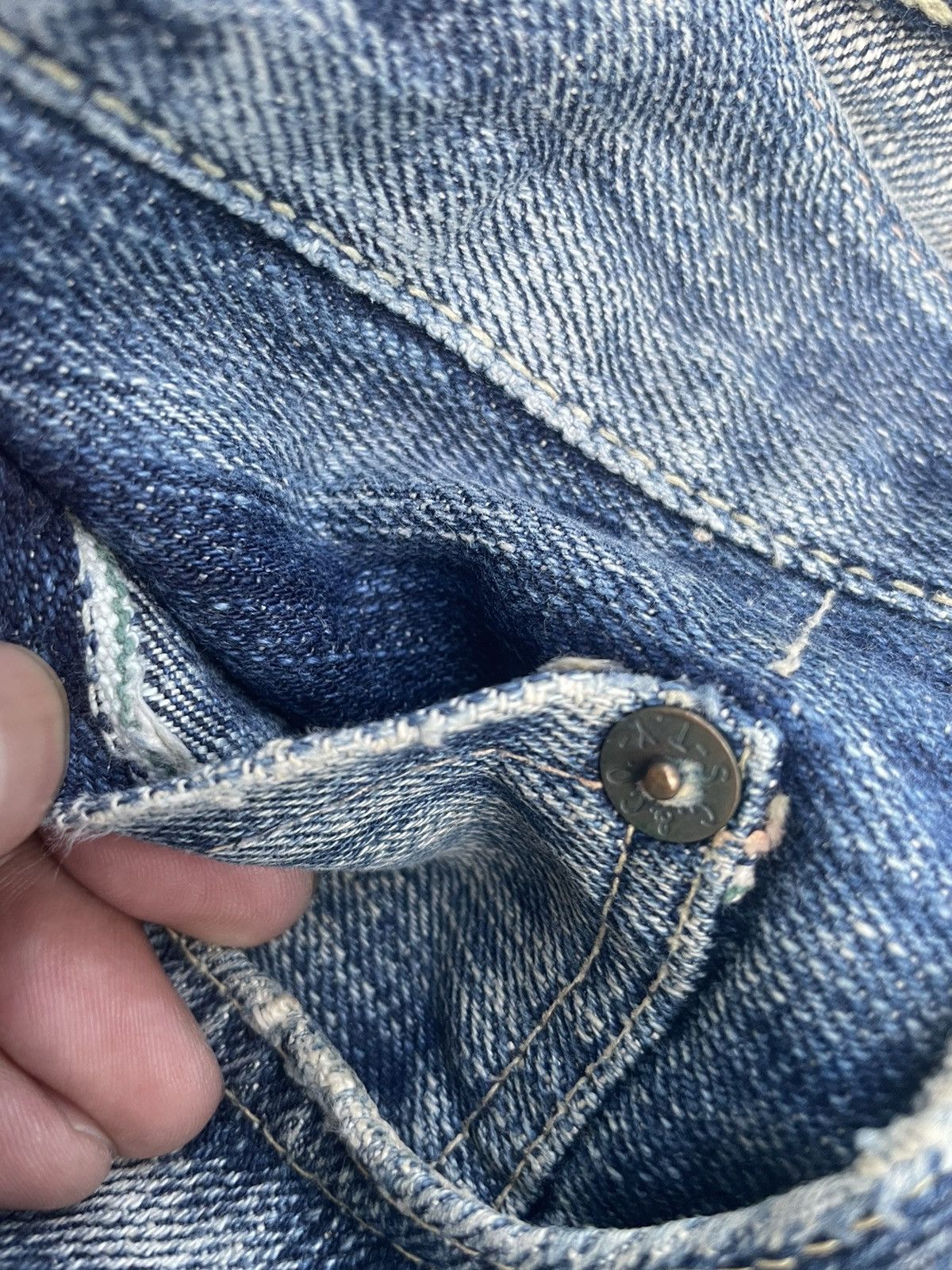 Vintage Vintage & Distressed Sugar Cane Selvedge Denim Size US 30 / EU 46 - 20 Thumbnail