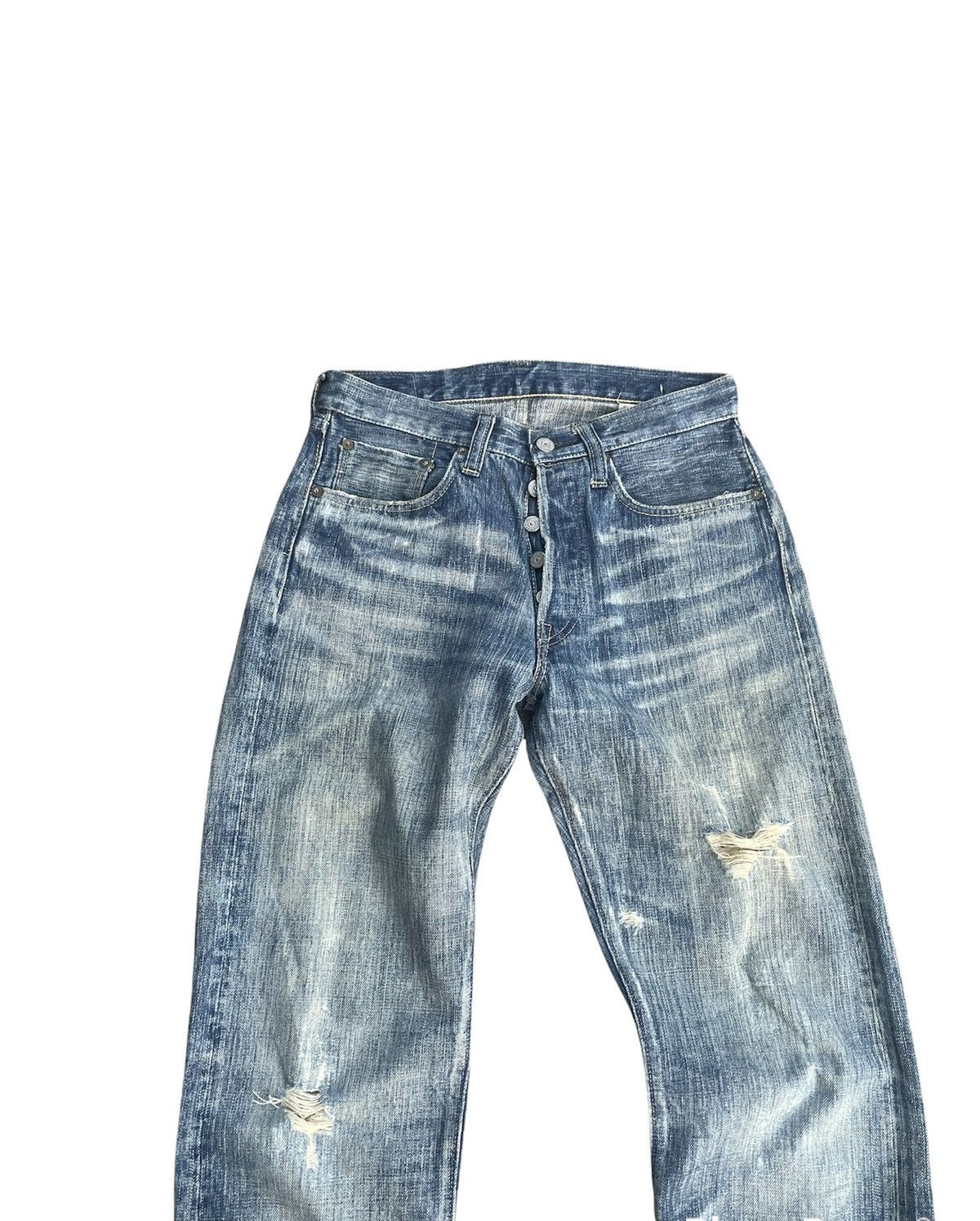 Vintage Vintage & Distressed Sugar Cane Selvedge Denim Size US 30 / EU 46 - 4 Thumbnail