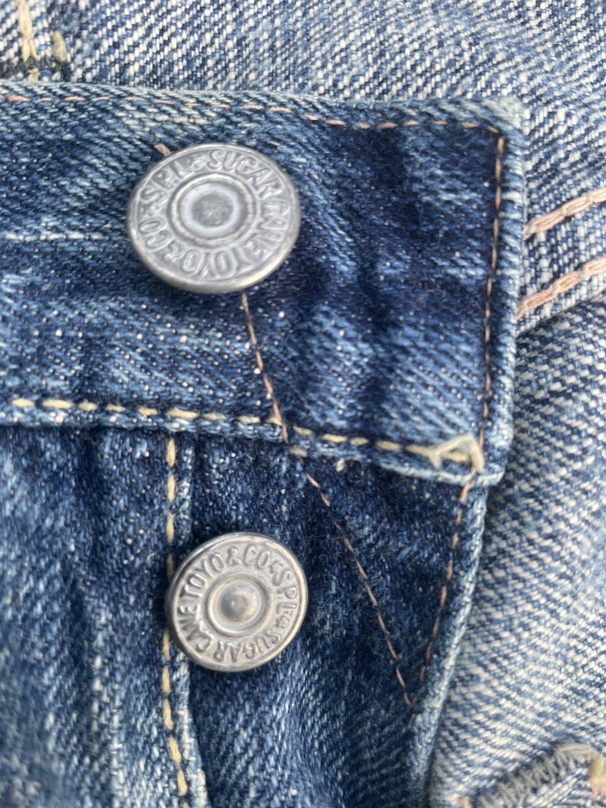 Vintage Vintage & Distressed Sugar Cane Selvedge Denim Size US 30 / EU 46 - 21 Thumbnail