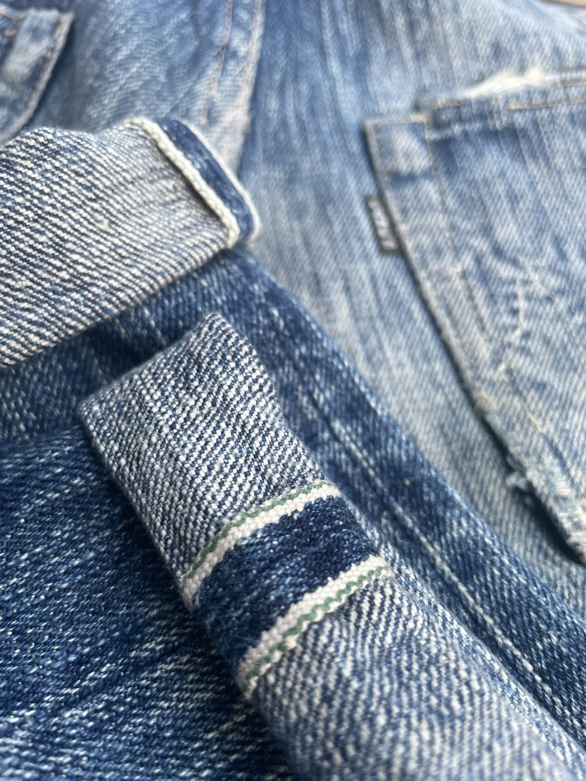 Vintage Vintage & Distressed Sugar Cane Selvedge Denim Size US 30 / EU 46 - 13 Thumbnail