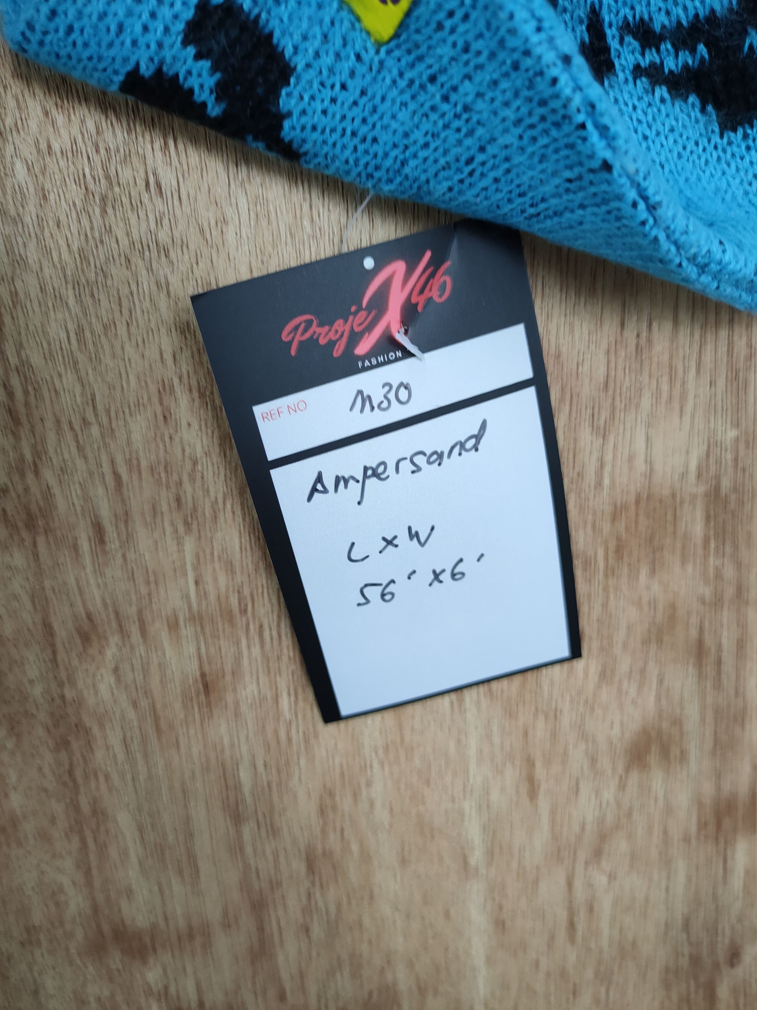 Japanese Brand Ampersand stripe blue skull japan muffler scarves #m30 Size ONE SIZE - 5 Thumbnail