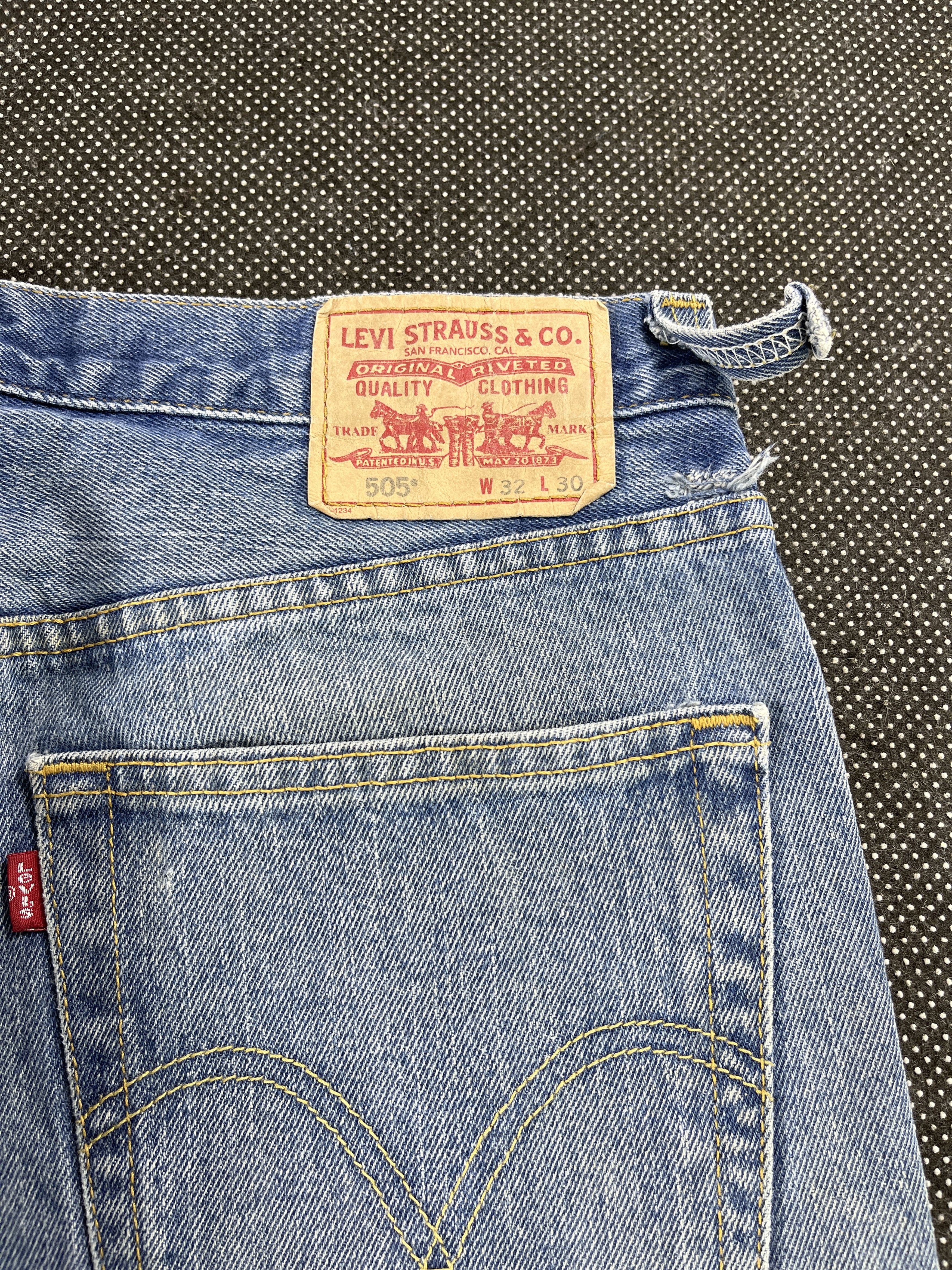 Levi's Vintage Dirty Wash Levis 505 Jeans - J109 Size US 32 / EU 48 - 9 Thumbnail