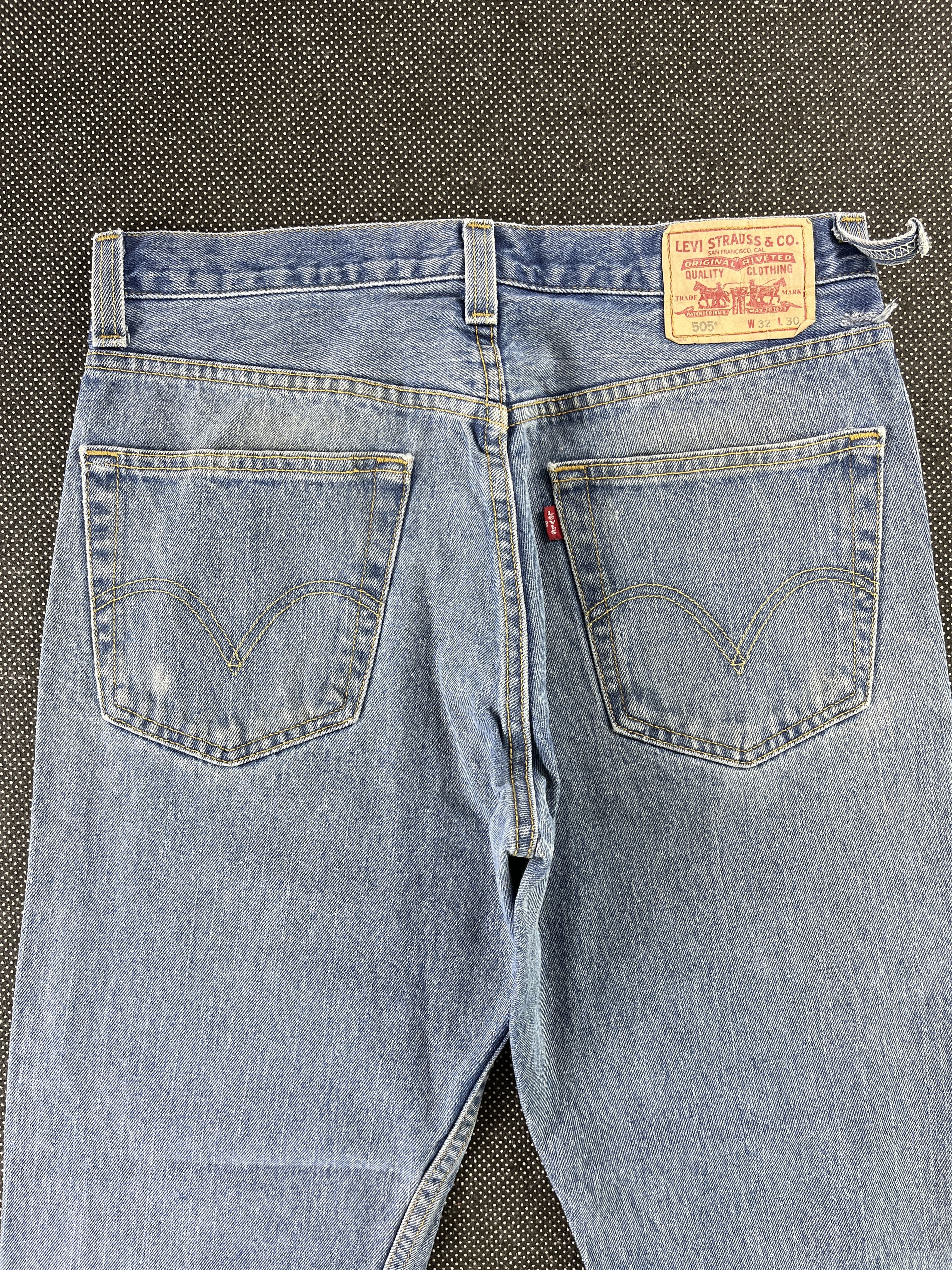 Levi's Vintage Dirty Wash Levis 505 Jeans - J109 Size US 32 / EU 48 - 4 Thumbnail