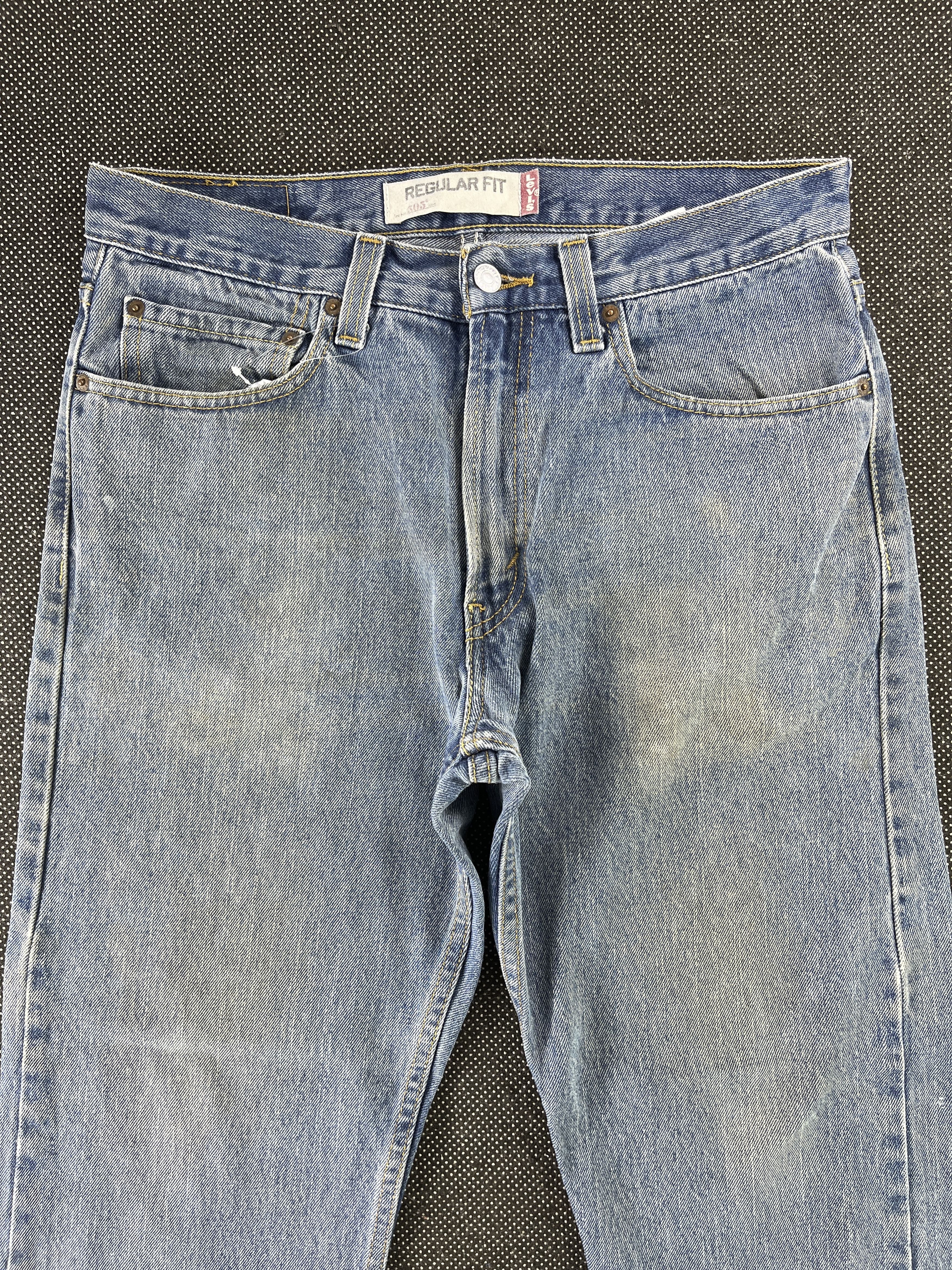 Levi's Vintage Dirty Wash Levis 505 Jeans - J109 Size US 32 / EU 48 - 3 Thumbnail