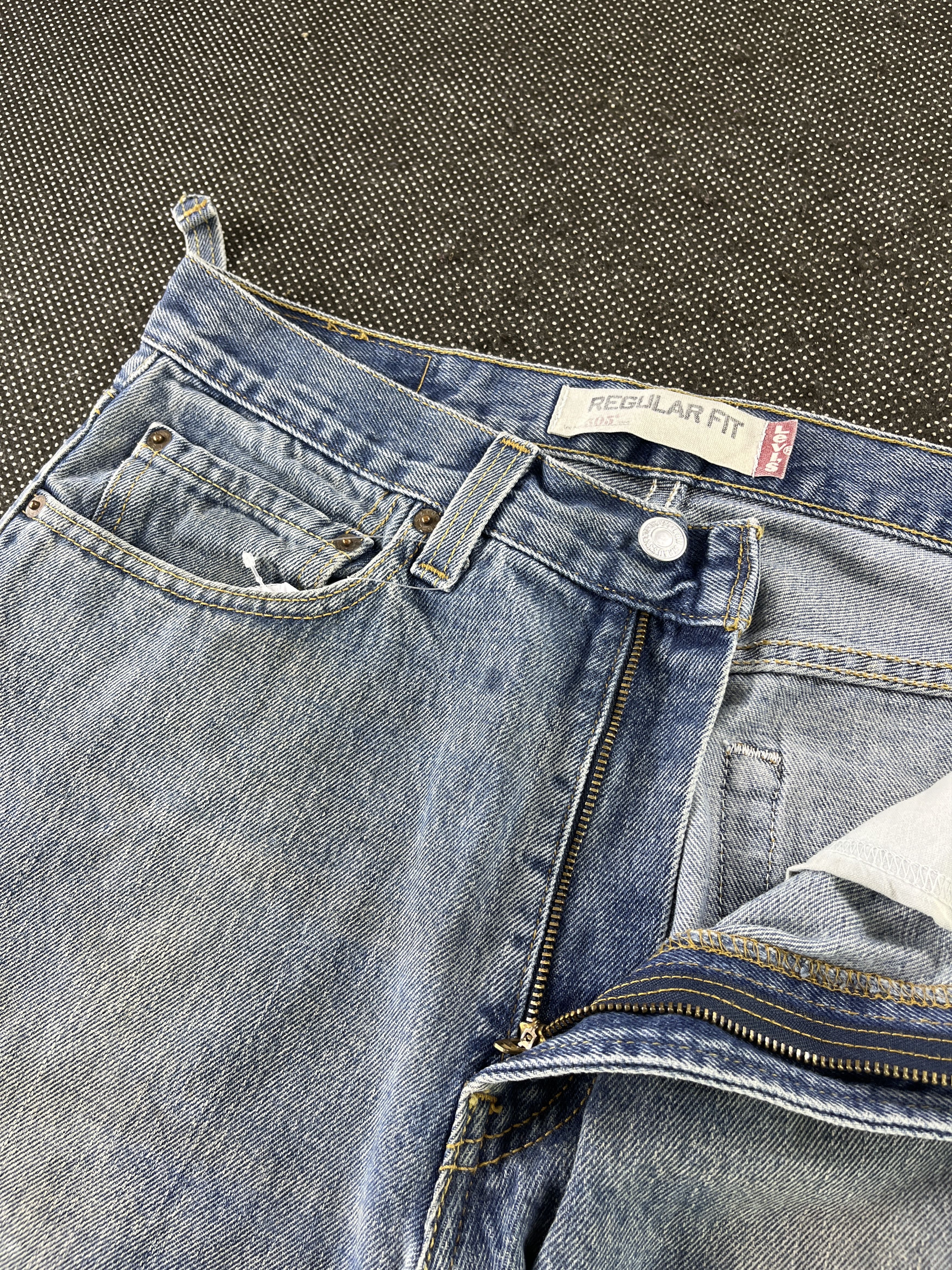 Levi's Vintage Dirty Wash Levis 505 Jeans - J109 Size US 32 / EU 48 - 6 Thumbnail