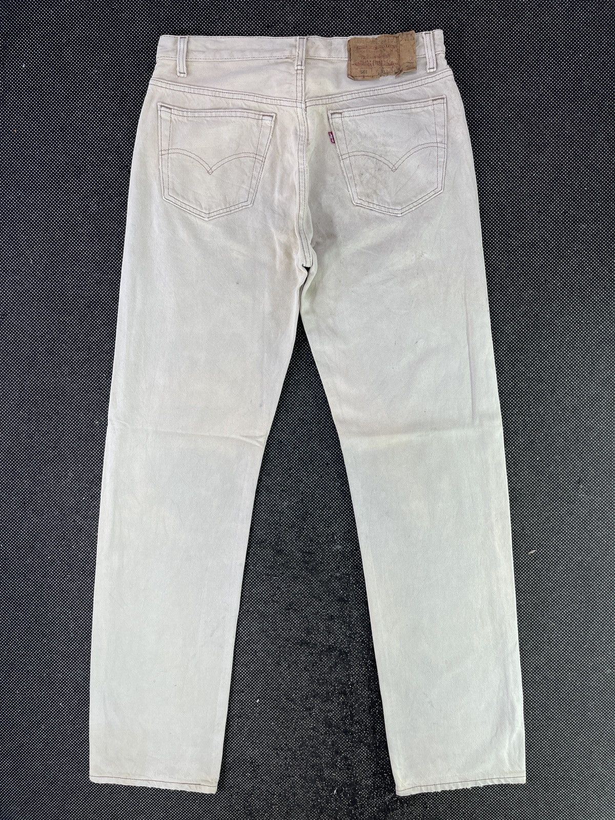 Levi's × Vintage 90s Vintage Levis 501 Distressed Jeans - J376 Size US 33 - 2 Thumbnail