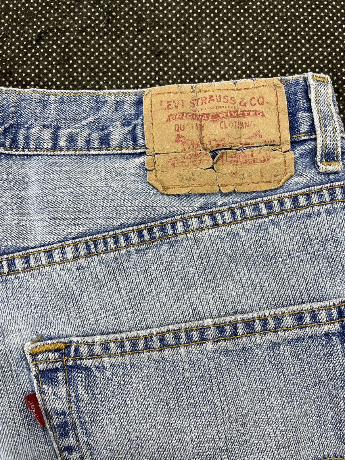 Levi's Vintage Levis 569 Light Wash Jeans - J491 Size US 35 - 10 Thumbnail