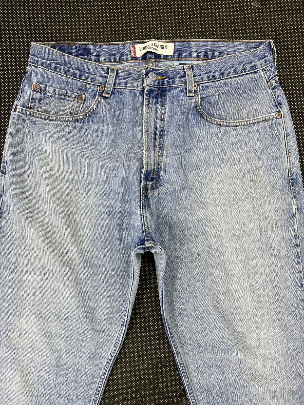 Levi's Vintage Levis 569 Light Wash Jeans - J491 Size US 35 - 3 Thumbnail