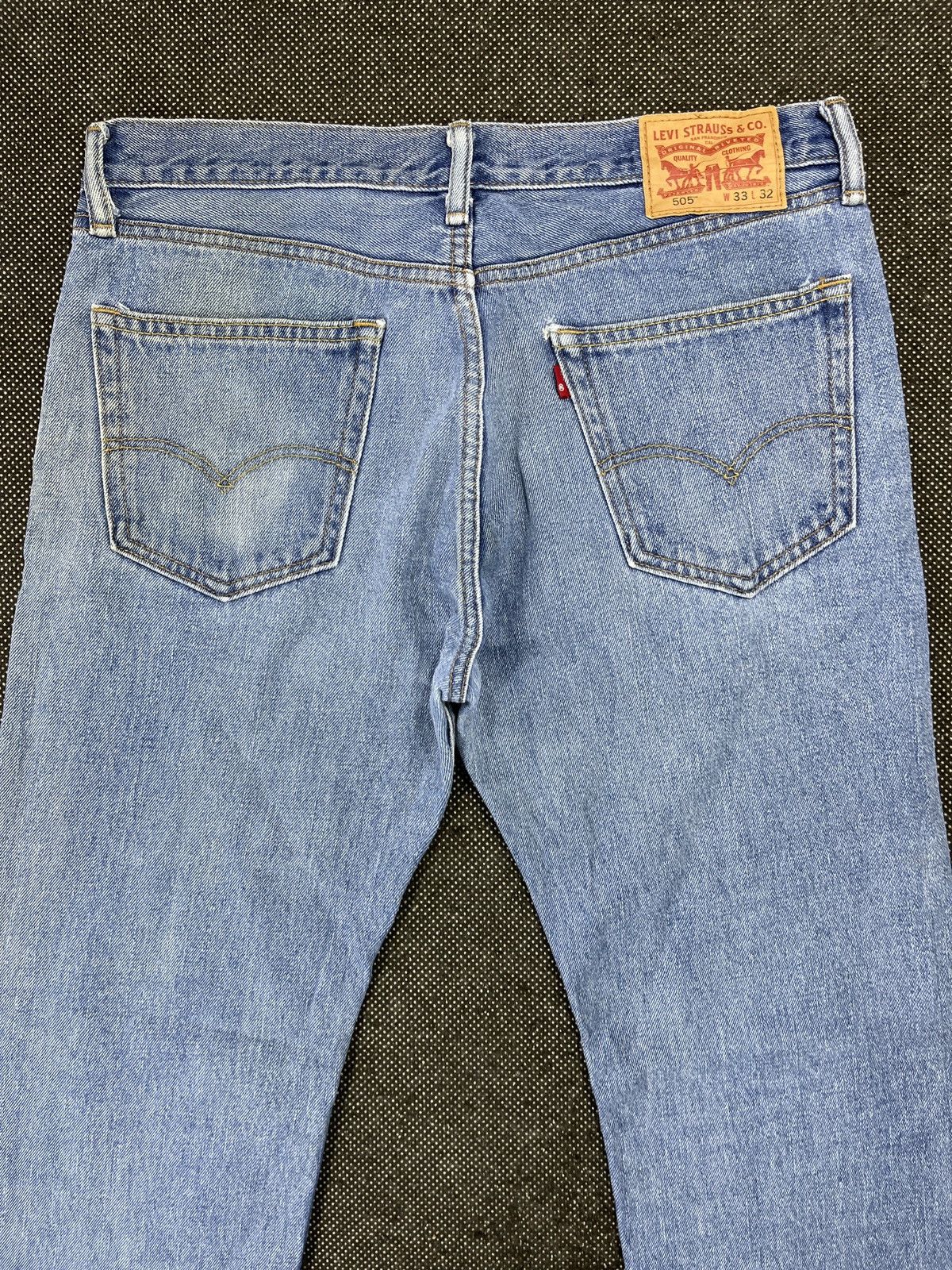 Levi's Vintage Levis 505 Stone Wash Jeans- J642 Size US 35 - 4 Thumbnail