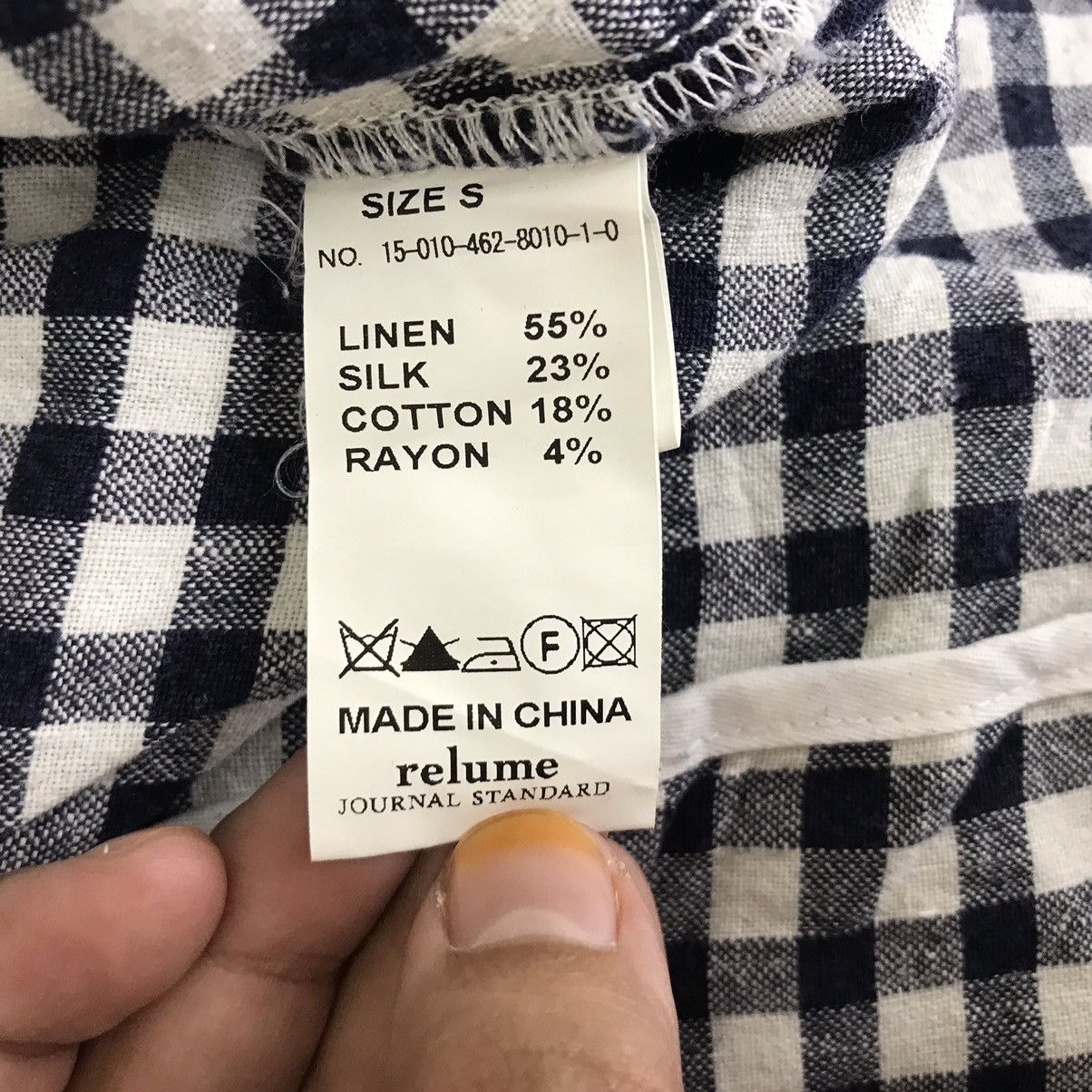 Japanese Brand RELUME JOURNAL STANDARD Japanese Brand Check Tartan Coat Size US S / EU 44-46 / 1 - 4 Thumbnail