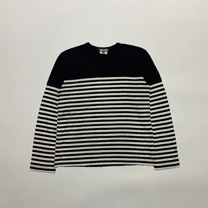 Comme des Garcons Black Comme des Garcons Black - Reconstructed Striped ...