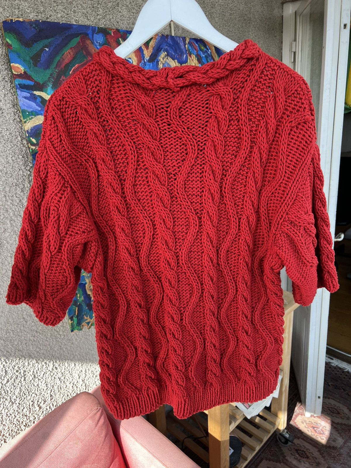 Other Rebel Yuths Rattlesnake Knitted Short Sleeve Sweatshirt Size US L / EU 52-54 / 3 - 5 Thumbnail