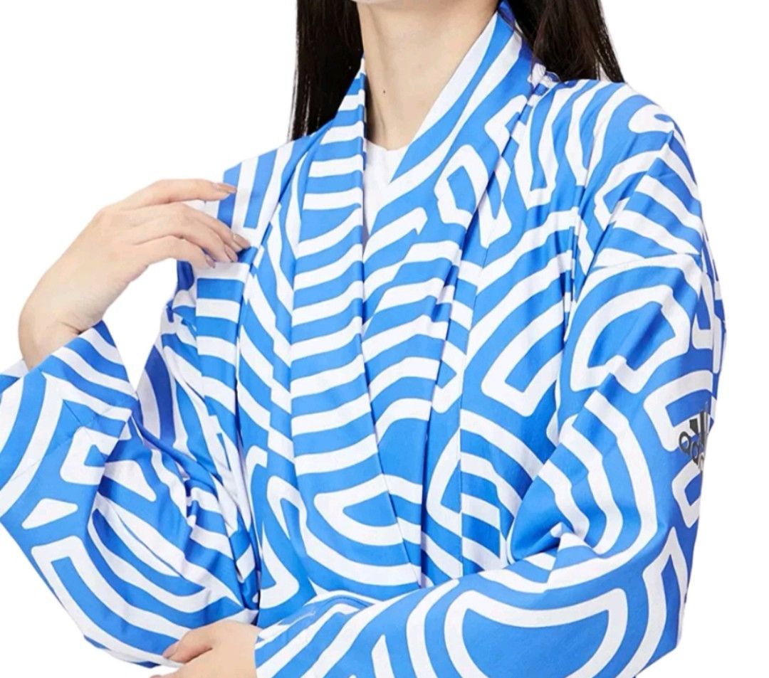 Adidas Adidas Women Tokyo Pack Yukata Kimono Jacket Shirt Size US XL / EU 56 / 4 - 4 Thumbnail