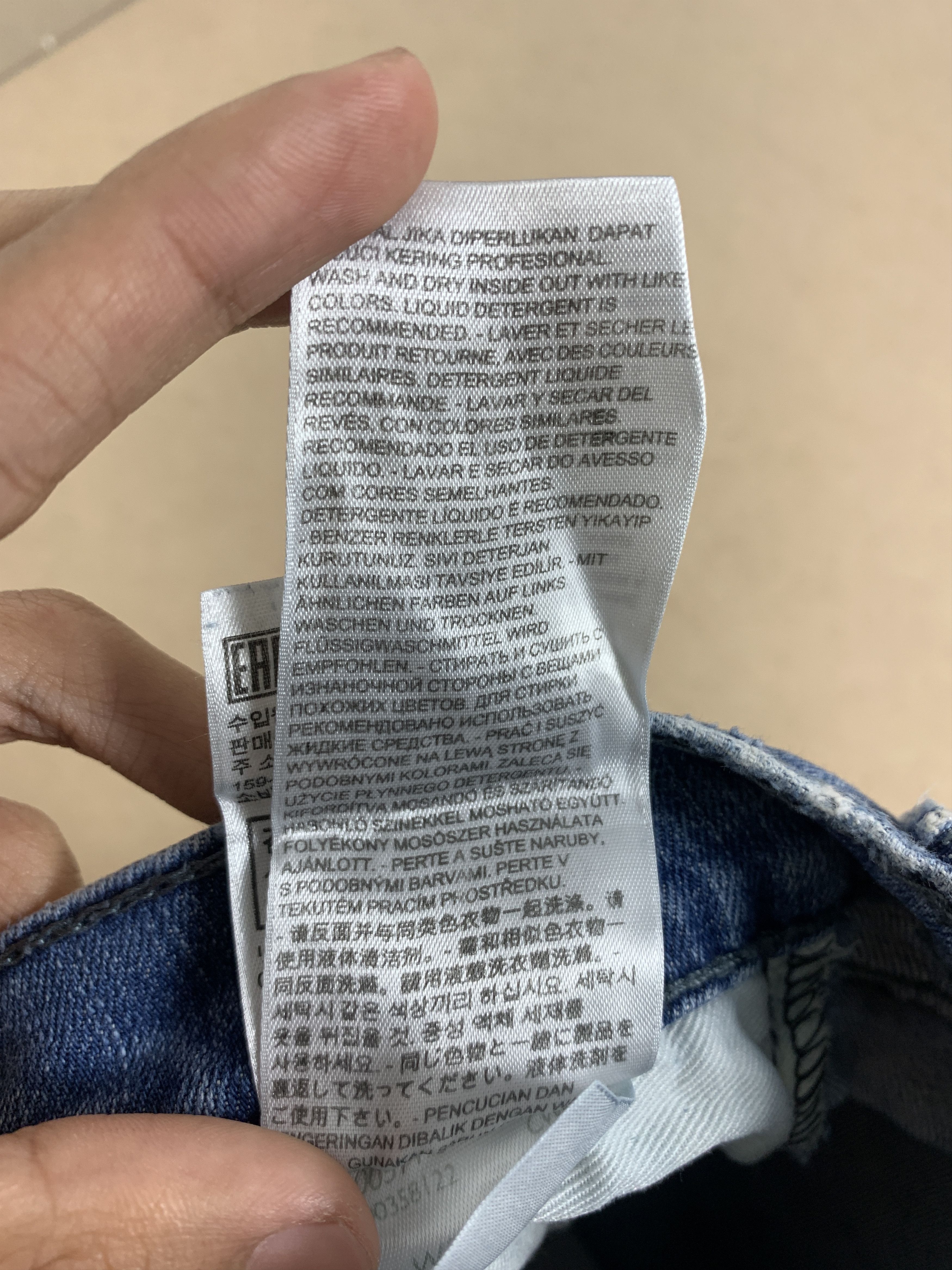 Levi's × Vintage Vintage LEVI'S 514 Distressed Faded Straight Cut Mid Wash Size US 30 / EU 46 - 15 Thumbnail