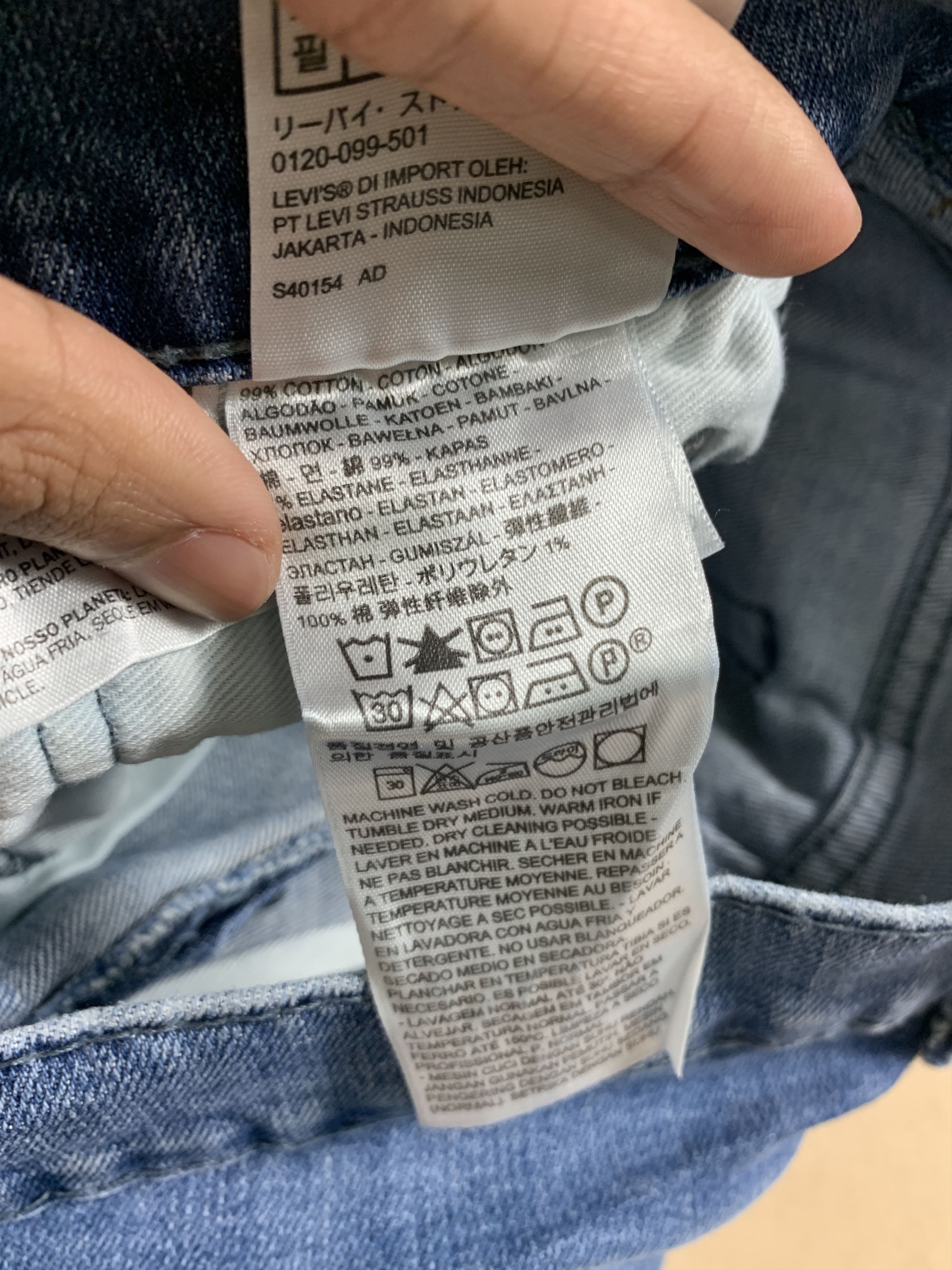 Levi's × Vintage Vintage LEVI'S 514 Distressed Faded Straight Cut Mid Wash Size US 30 / EU 46 - 14 Thumbnail